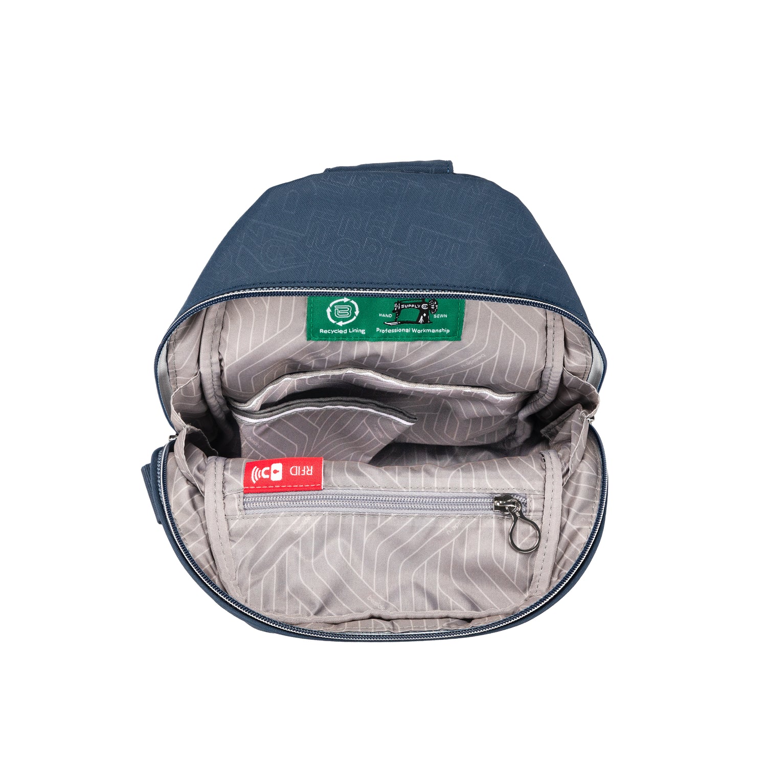 BFY2531-3J5 Alto Indigo Blue Sling Bag Inside Main