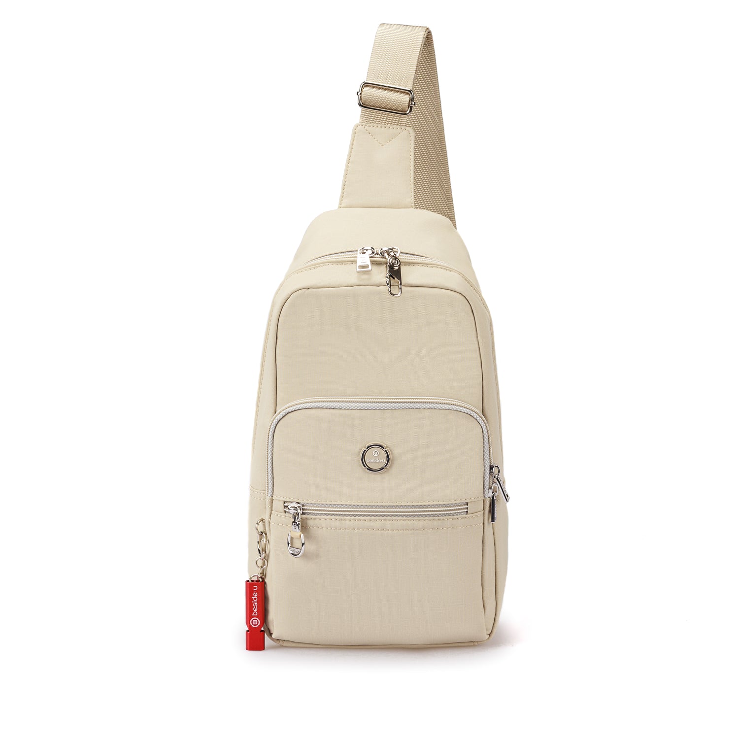 BFY2531-595 Alto Cloud Beige Sling Bag Front