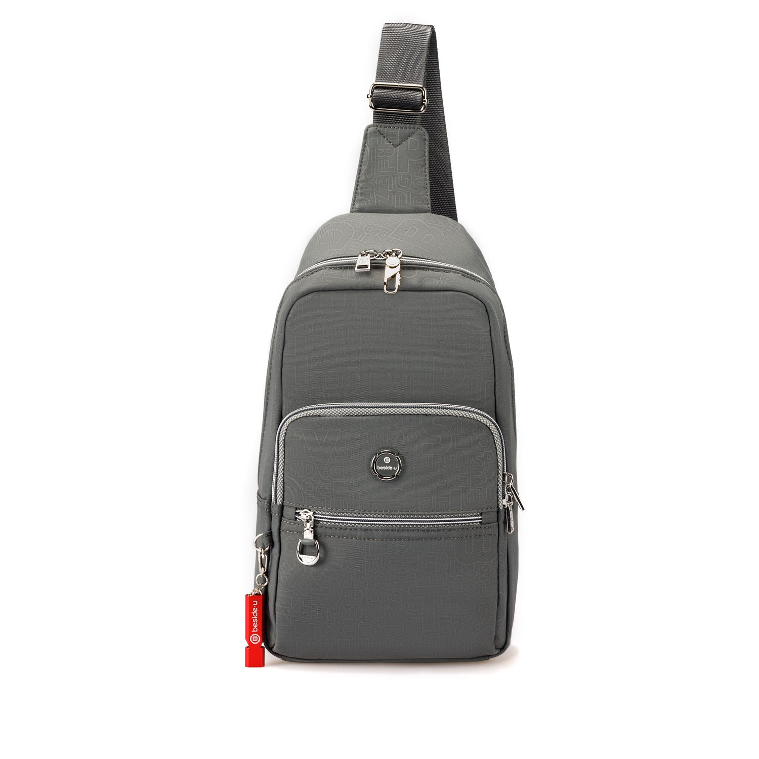 BFY2531-6D4 Alto Slate Gray Sling Bag Front