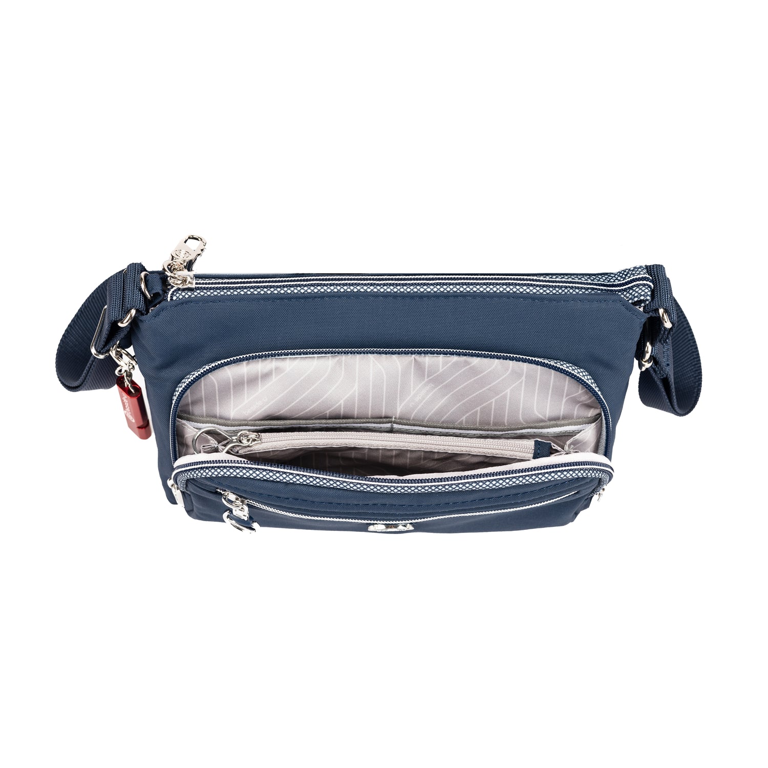 BFY2564-3J5 Ballad Indigo Blue Crossbody Inside Front