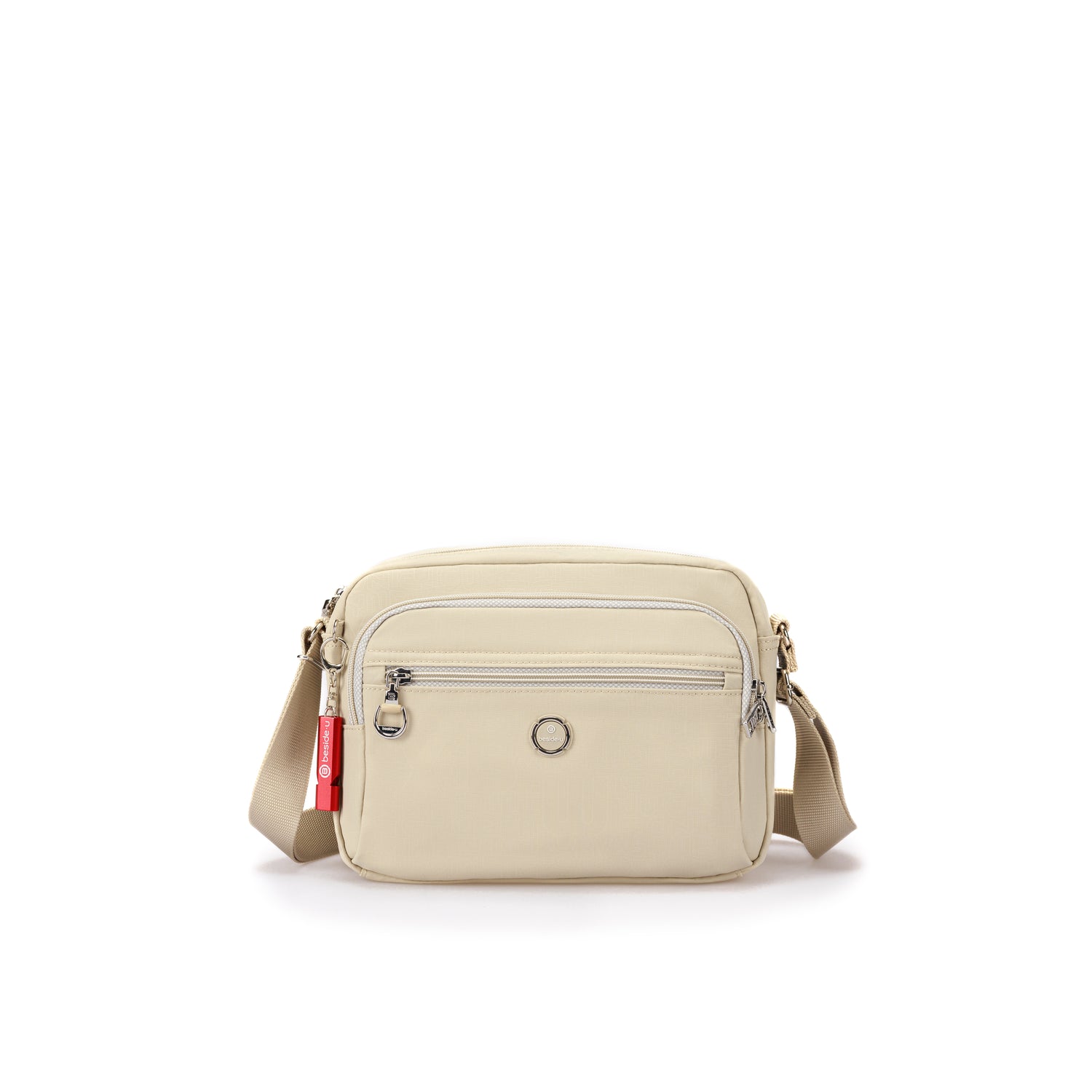 BFY2584-595 Presto Cloud Beige Crossbody Front