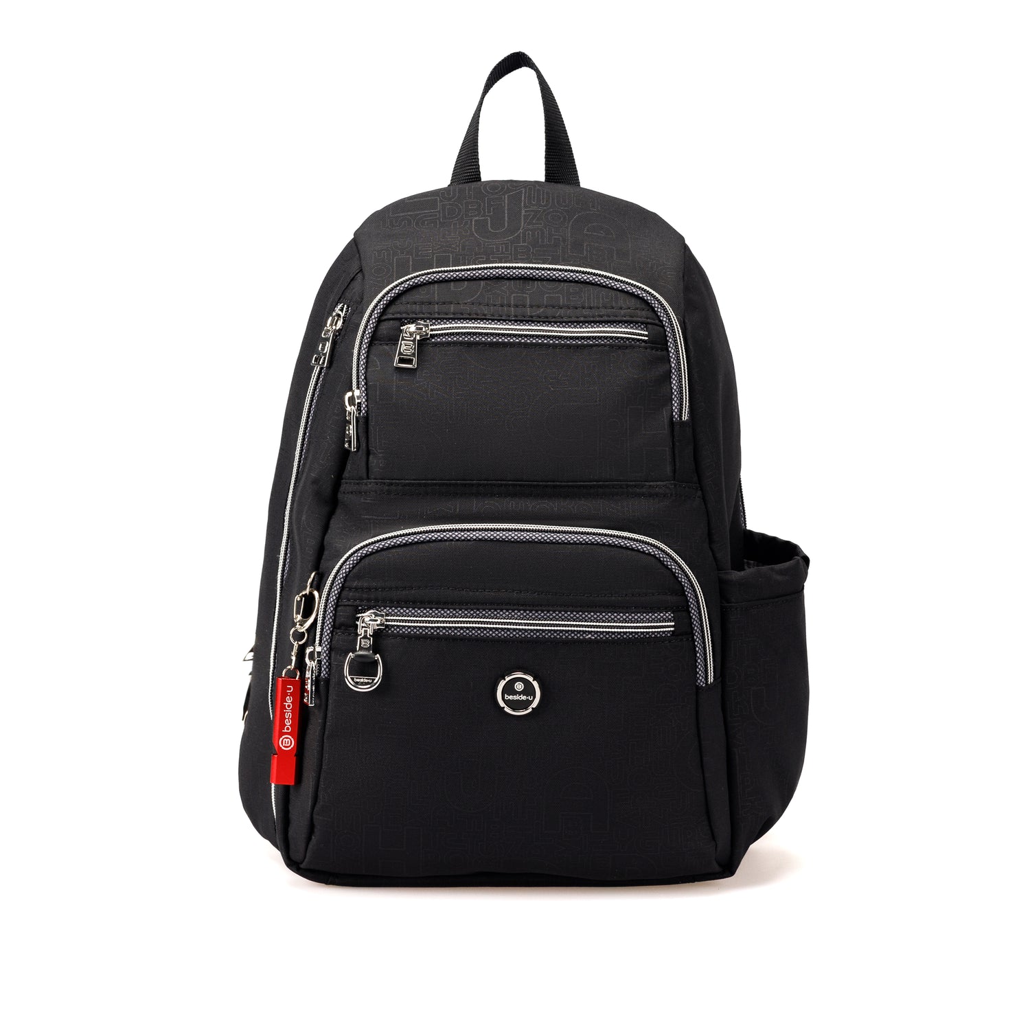 BFYLG170R2-1C1 Shelter New Embossed Black Backpack Front