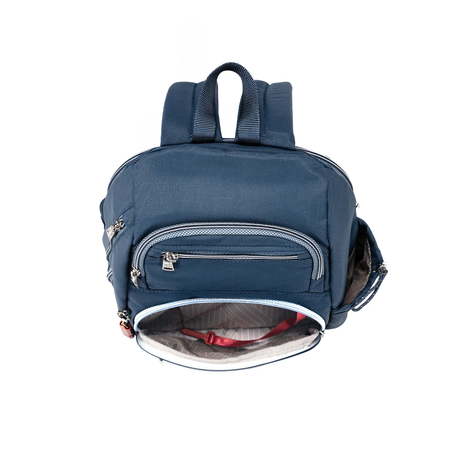 BFYLG170R2-3J5 Shelter Indigo Blue Backpack Inside Front