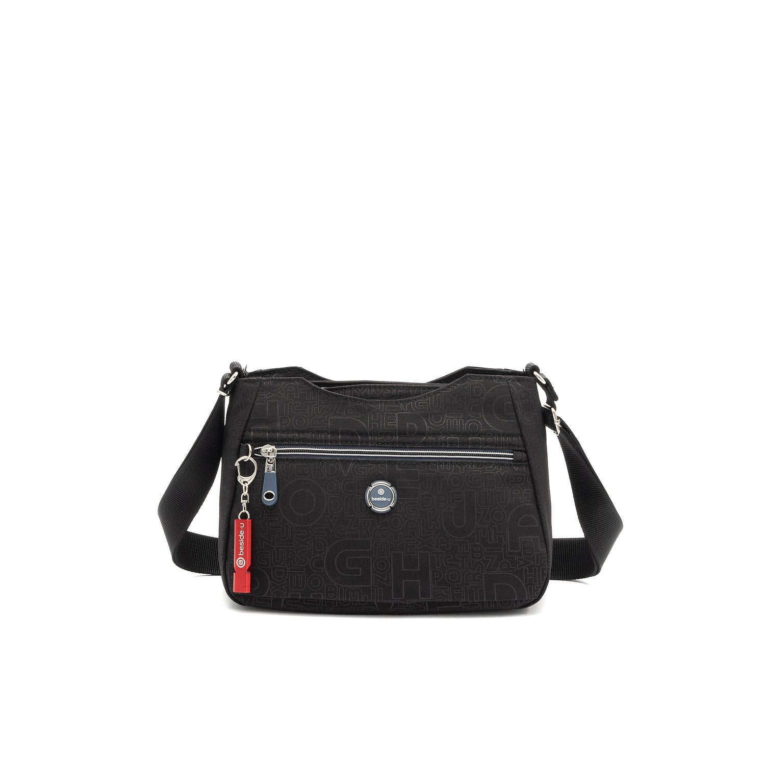 BFYLG213-100 Rivercrest Black Crossbody Front