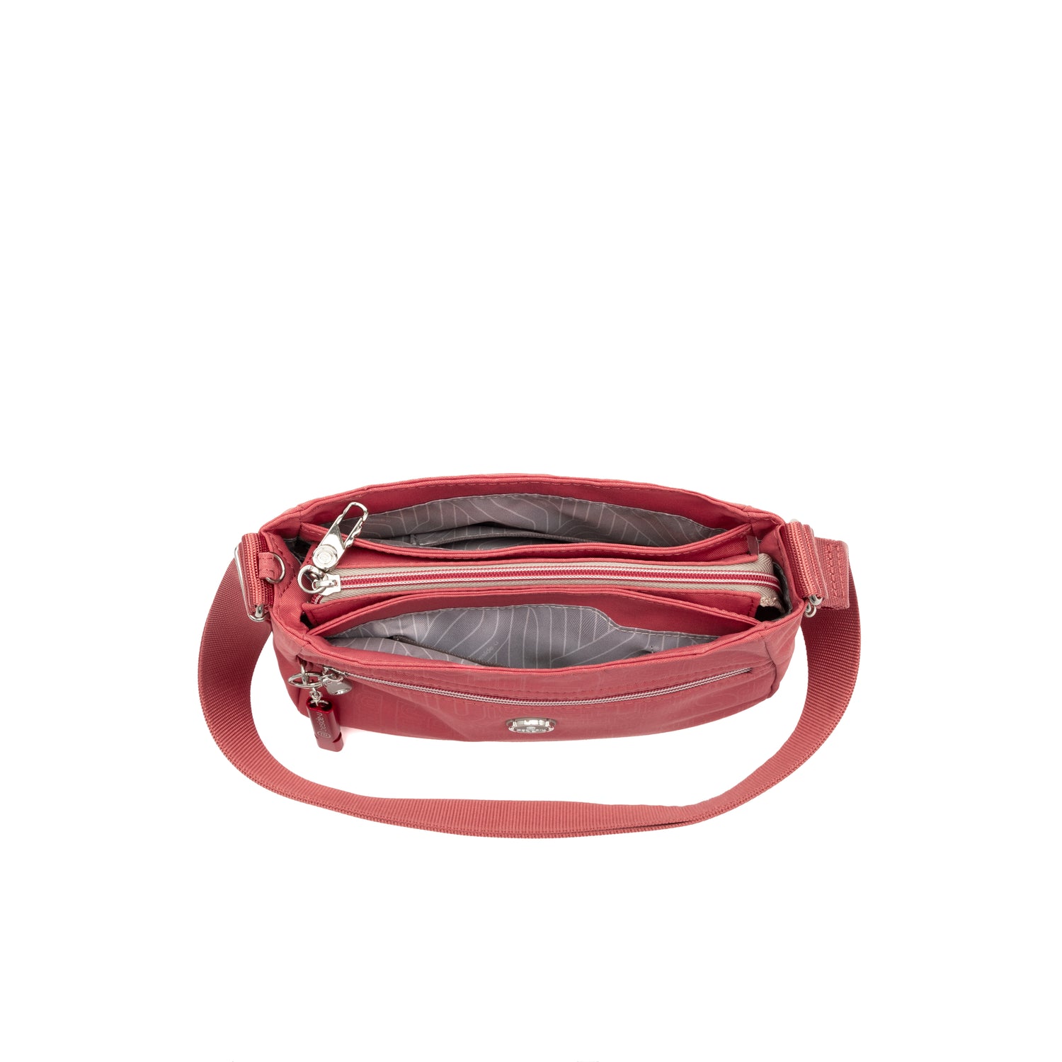 BFYLG213-210 Rivercrest Ribbon Red Crossbody Inside Front