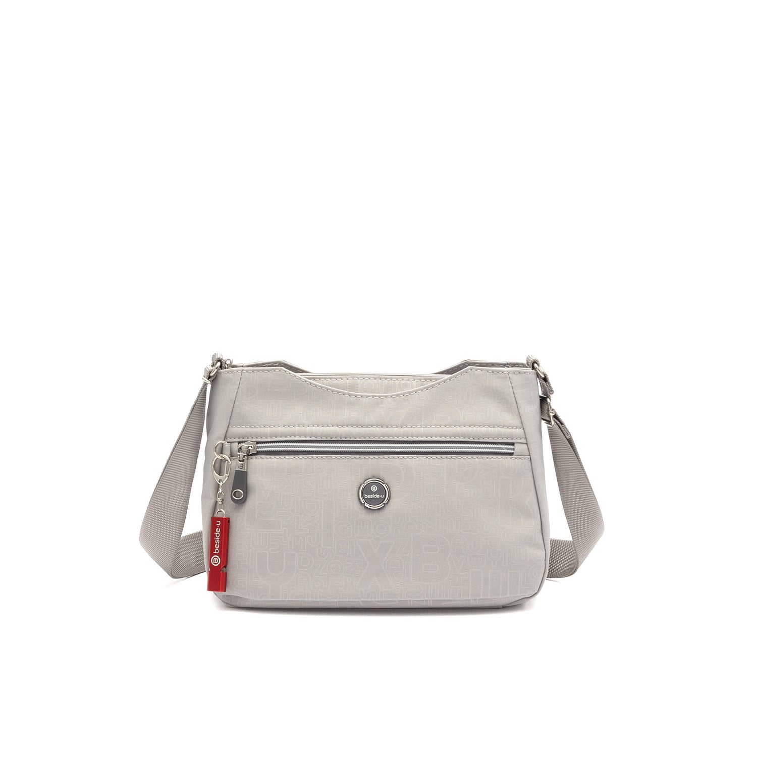 BFYLG213-6C8 Rivercrest Lunar Grey Crossbody Front