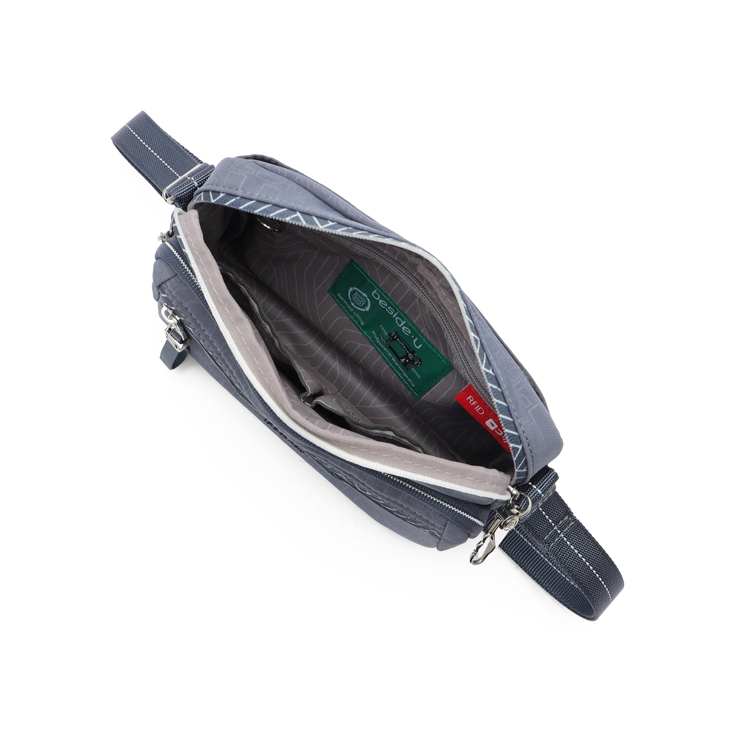 BFYN2301-3H9 Realize Iron Blue Crossbody Inside Main