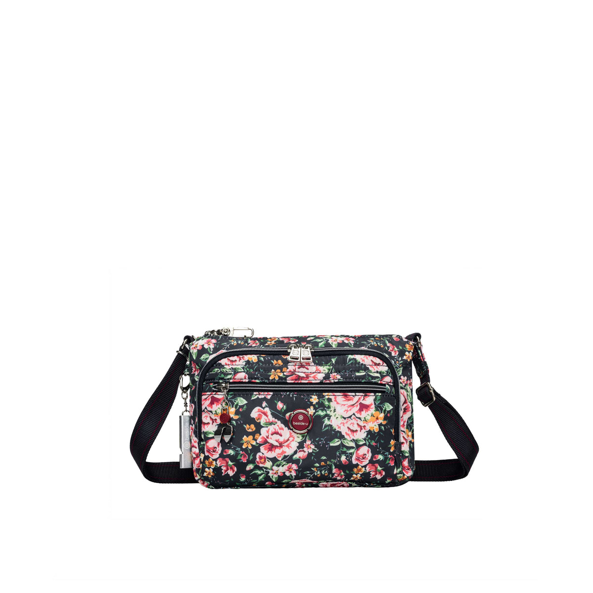 BFYP2564-1F4 Flower Mauve Rose Crossbody Front