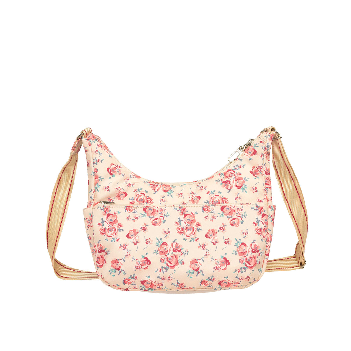 BFYP2601-598 Zinnia Beige Vintage Bouquet Crossbody Back