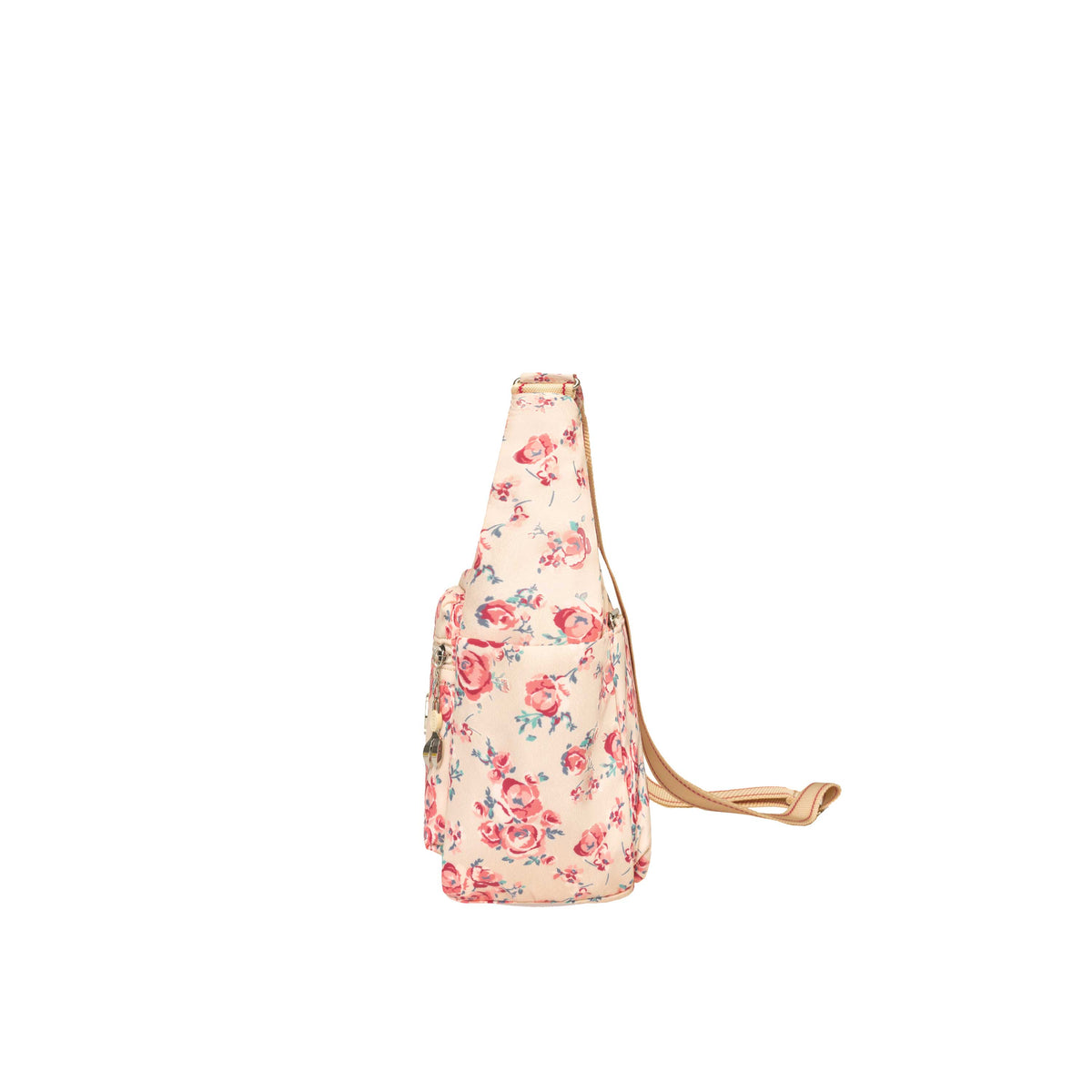 BFYP2601-598 Zinnia Beige Vintage Bouquet Crossbody Right