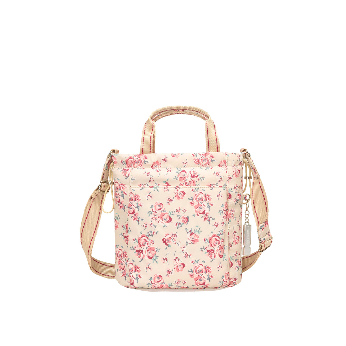 BFYP2616-598 Orchid Beige Vintage Bouquet Satchel Back