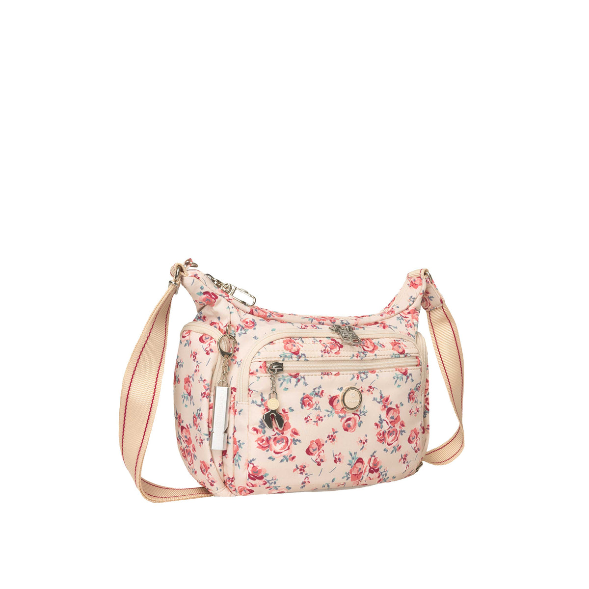 BFYP26214S-598 Begonia Beige Vintage Bouquet Crossbody Angled