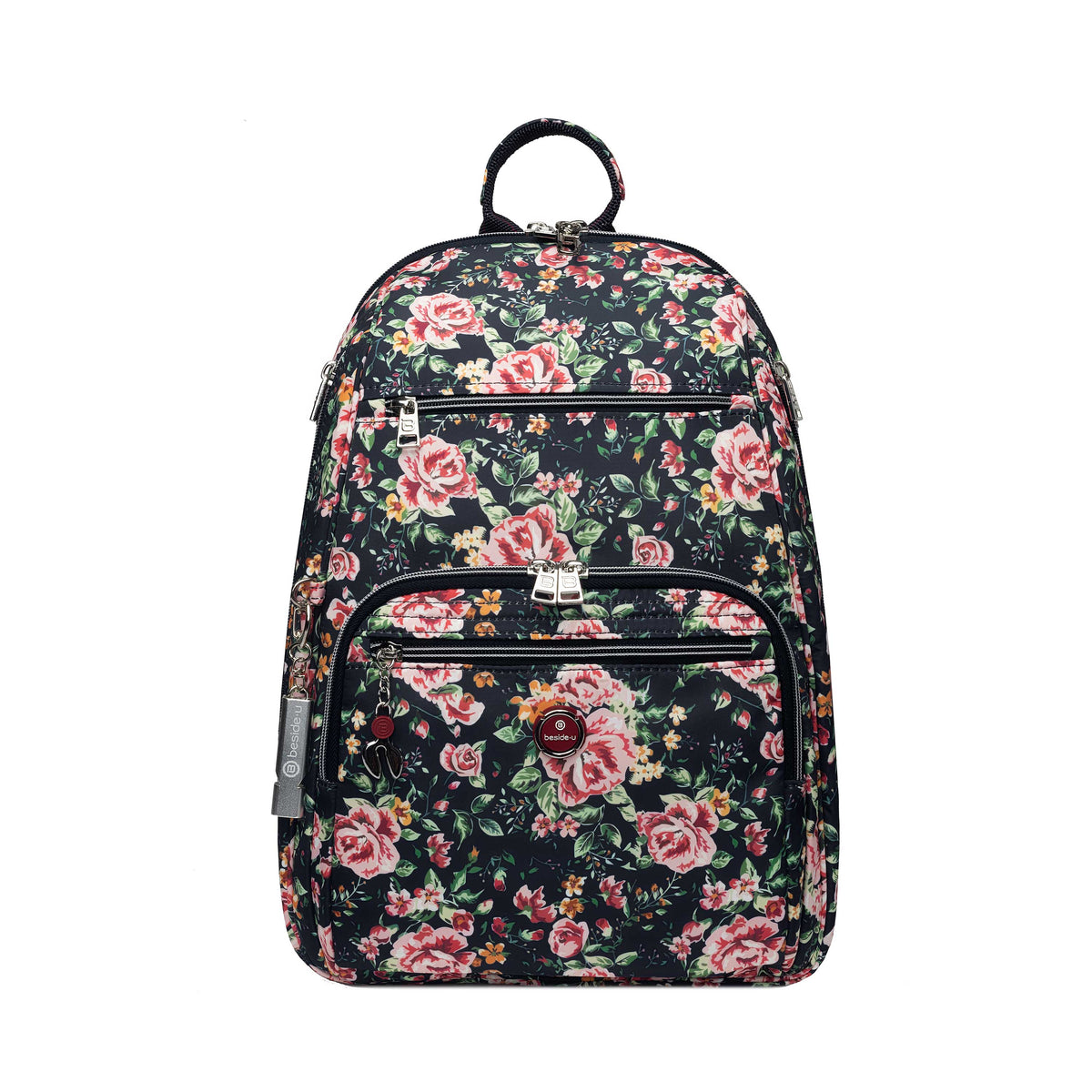 BFYP262314-1F4 Daffodil Mauve Rose Backpack Front