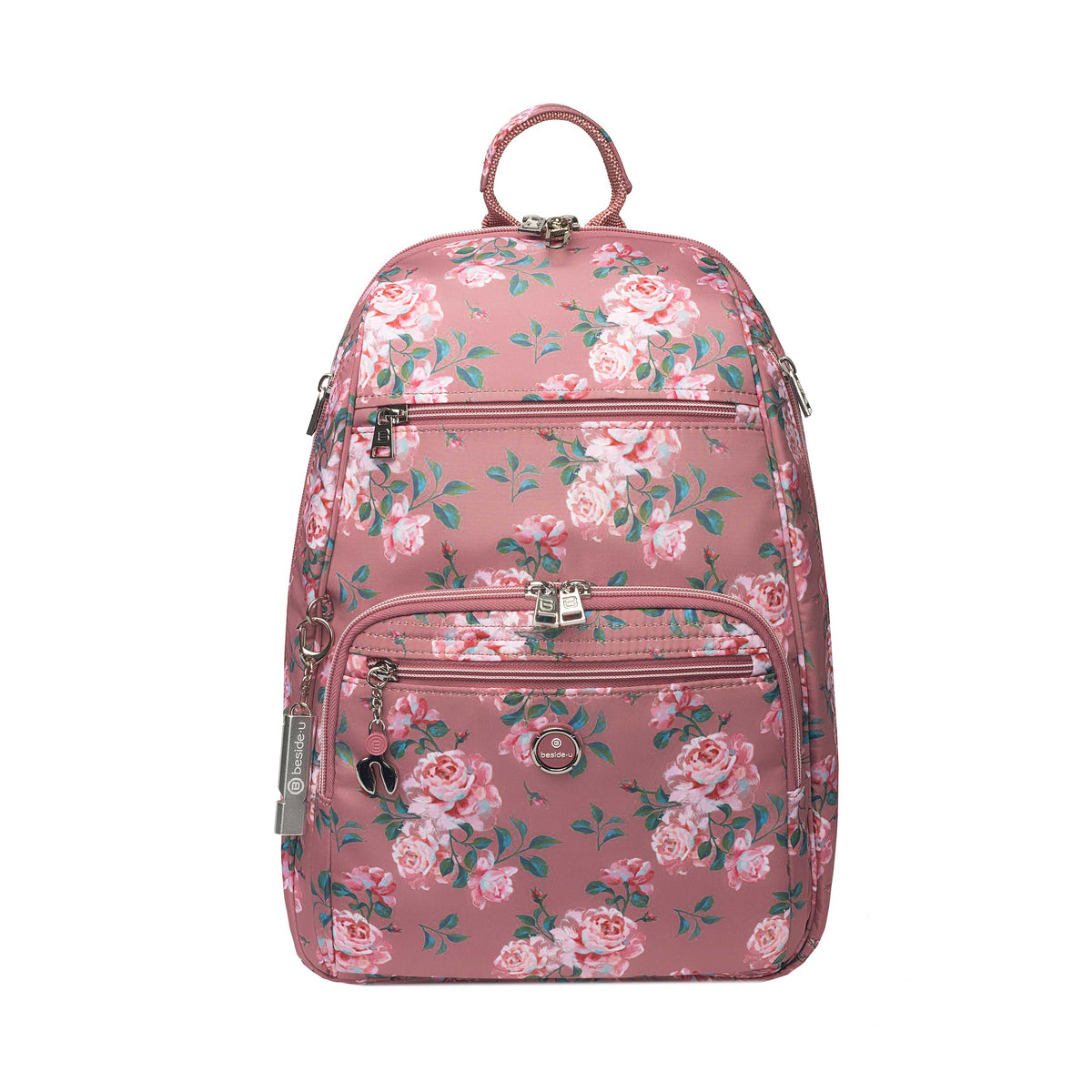 BFYP262314-965 Daffodil Rose Blooms Backpack Front