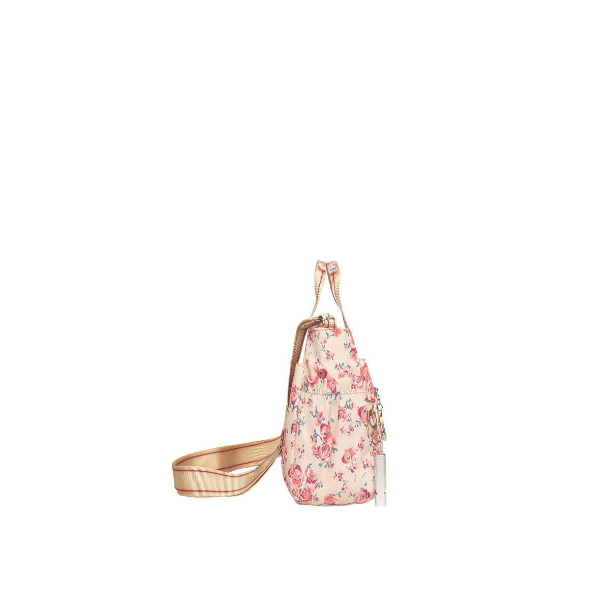 BFYP2631-598 Petunia Beige Vintage Bouquet Satchel Left