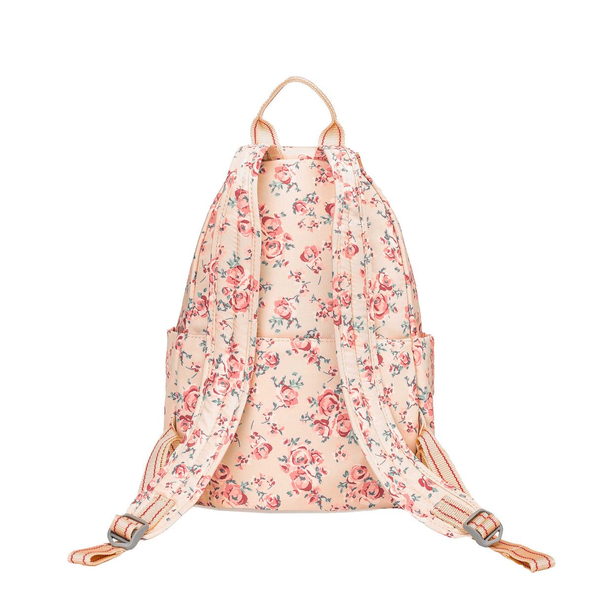 BFYP2634-598 Cosmos Beige Vintage Bouquet Backpack Back
