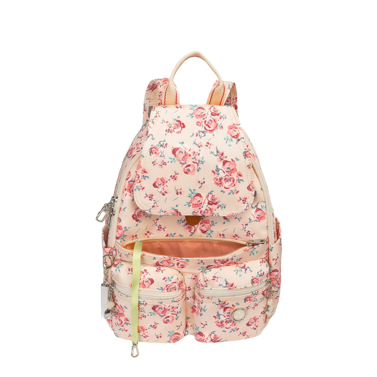 BFYP2634-598 Cosmos Beige Vintage Bouquet Backpack Inside Front