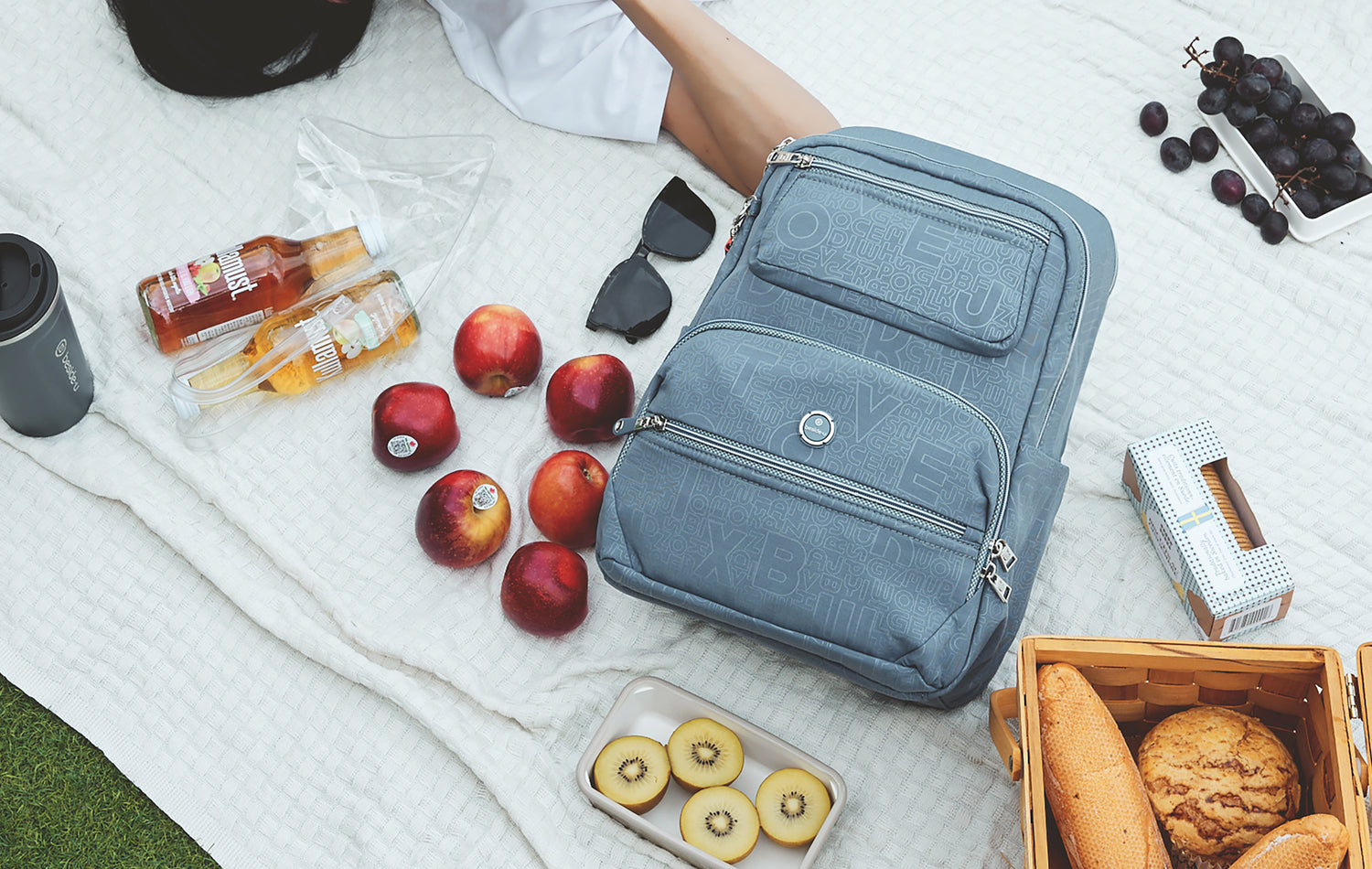BFYPRO2322-3H9 Habit Iron Blue Backpack Picnic