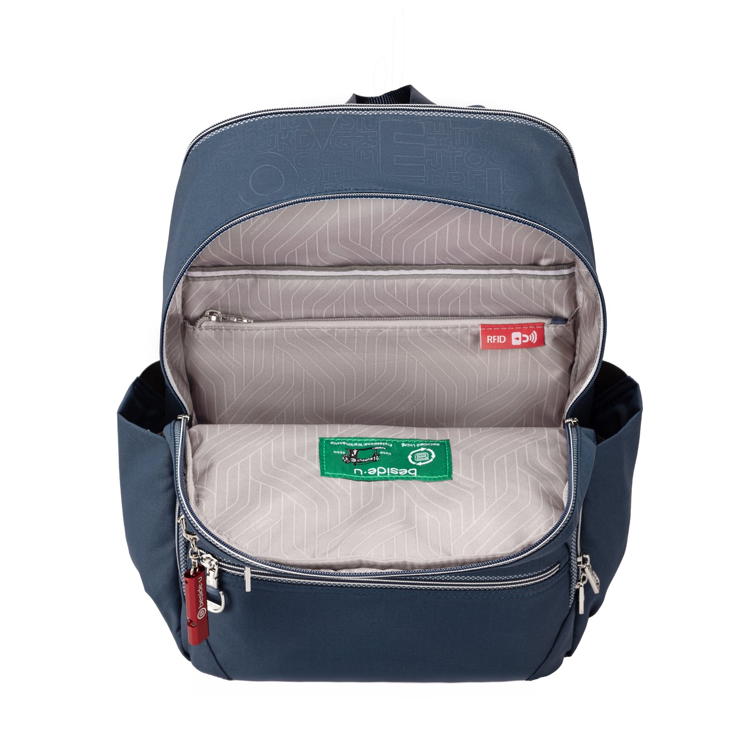 BFYPRO2322-3J5 Forte Indigo Blue Backpack Inside Main