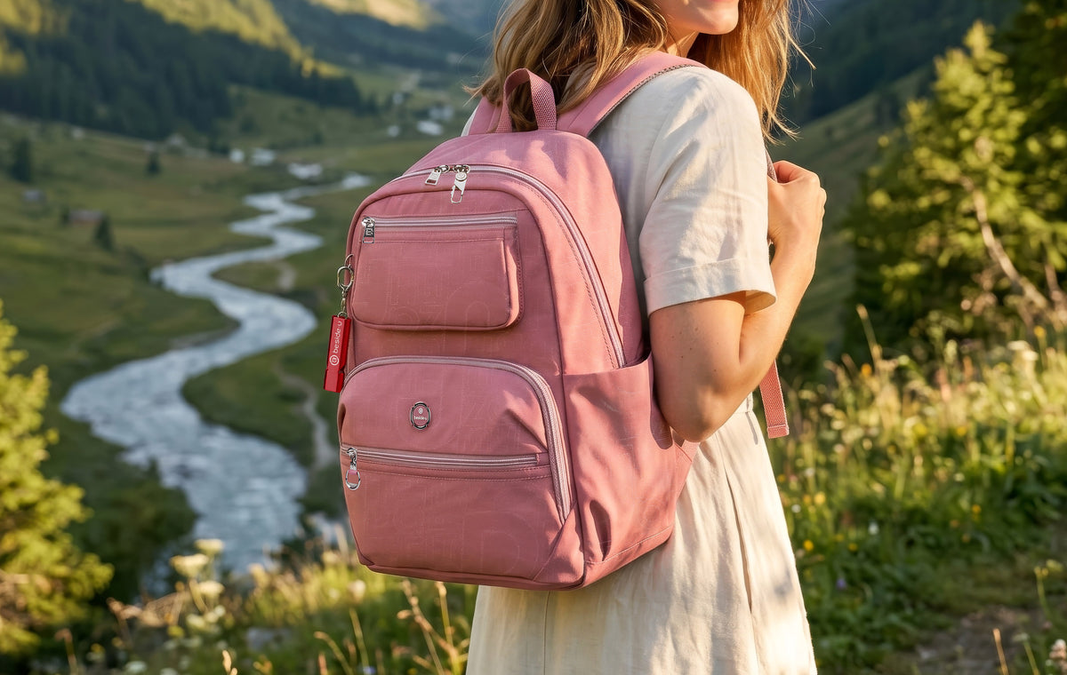 BFYPRO2322-957 Forte Blush Pink Backpack Model