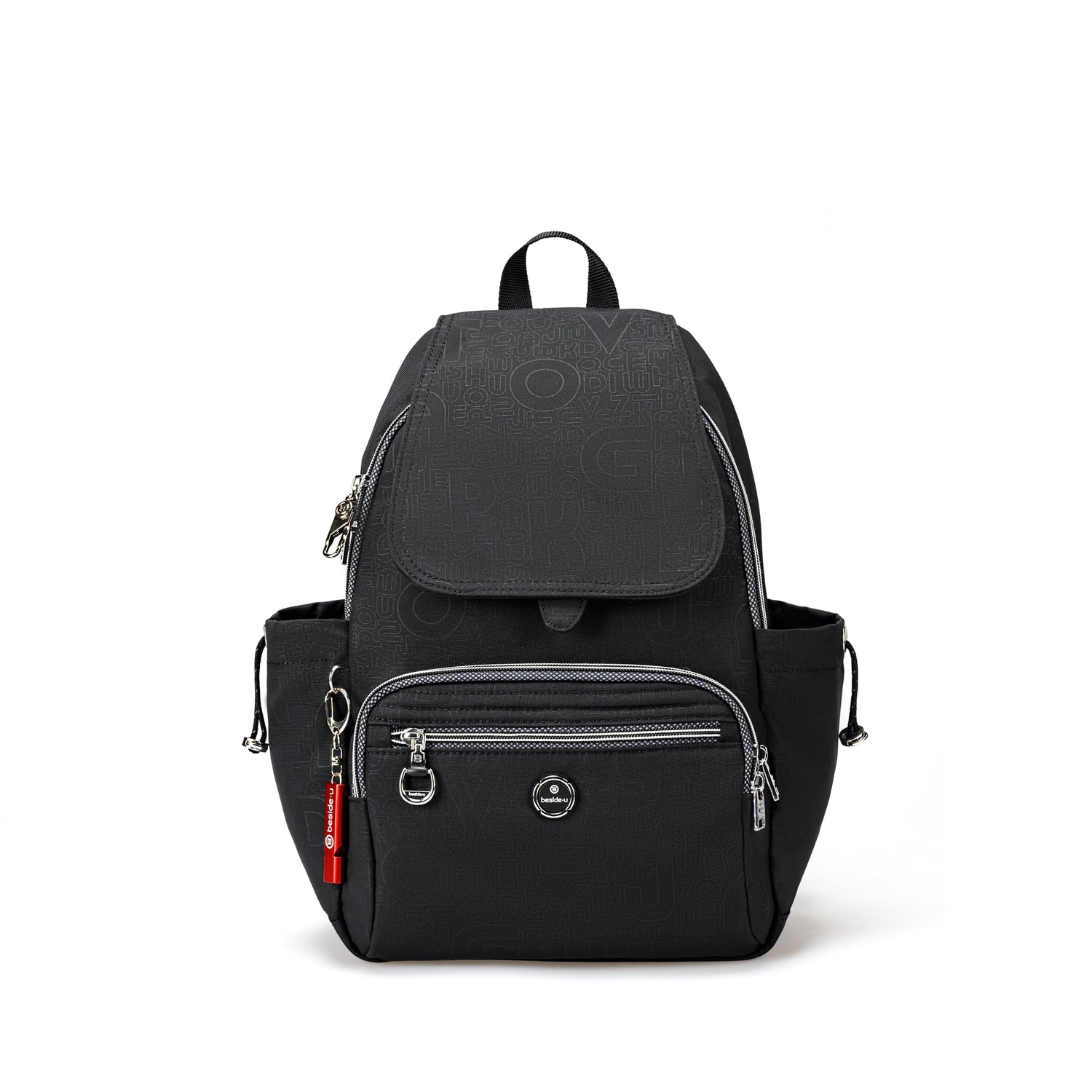 BFYPRO2532-1C1 Fantasia New Embossed Black Backpack Front