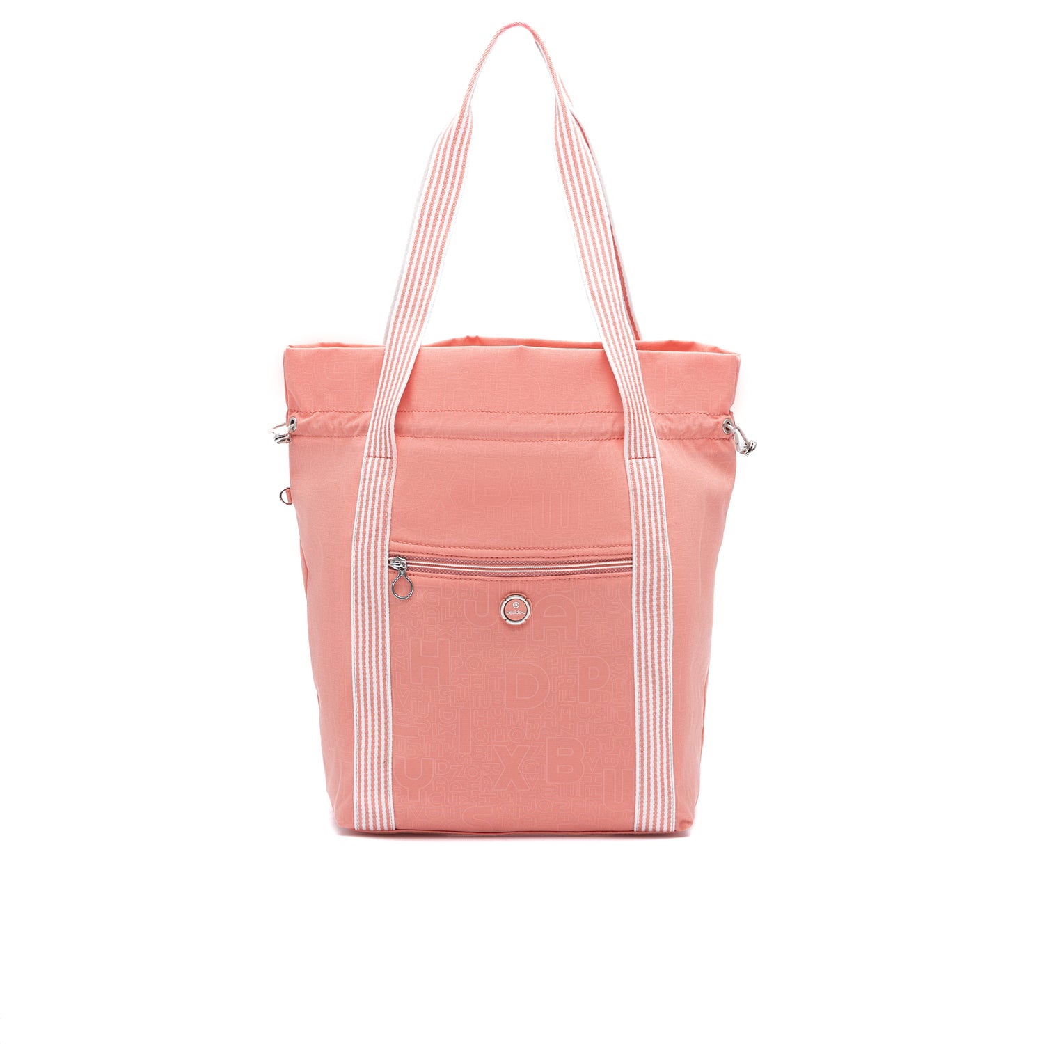 BFYSH2502-2K1 Canvas Rouge Pink Shopper Front