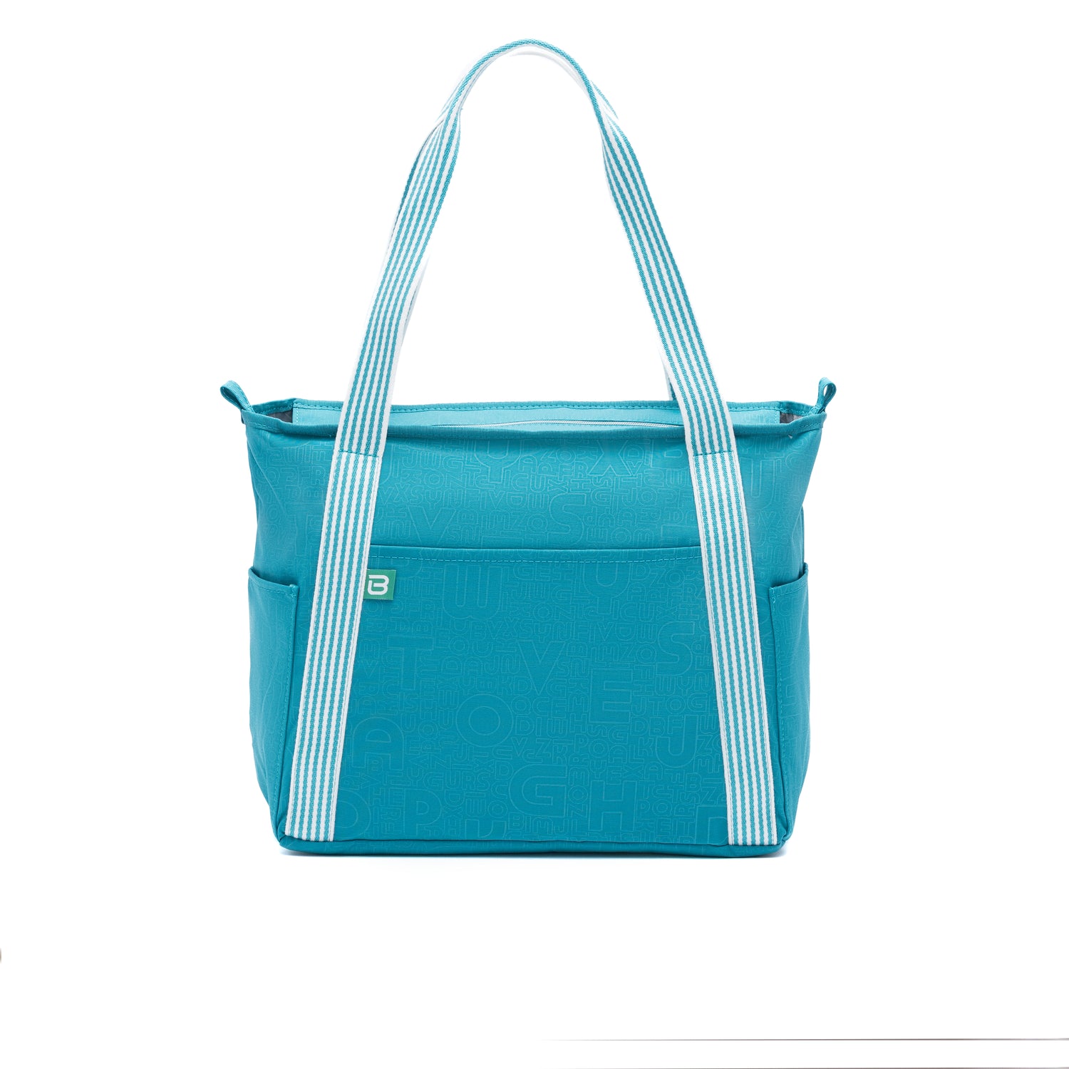 BFYSH2503-373 Palette Peacock Blue Shopper Back