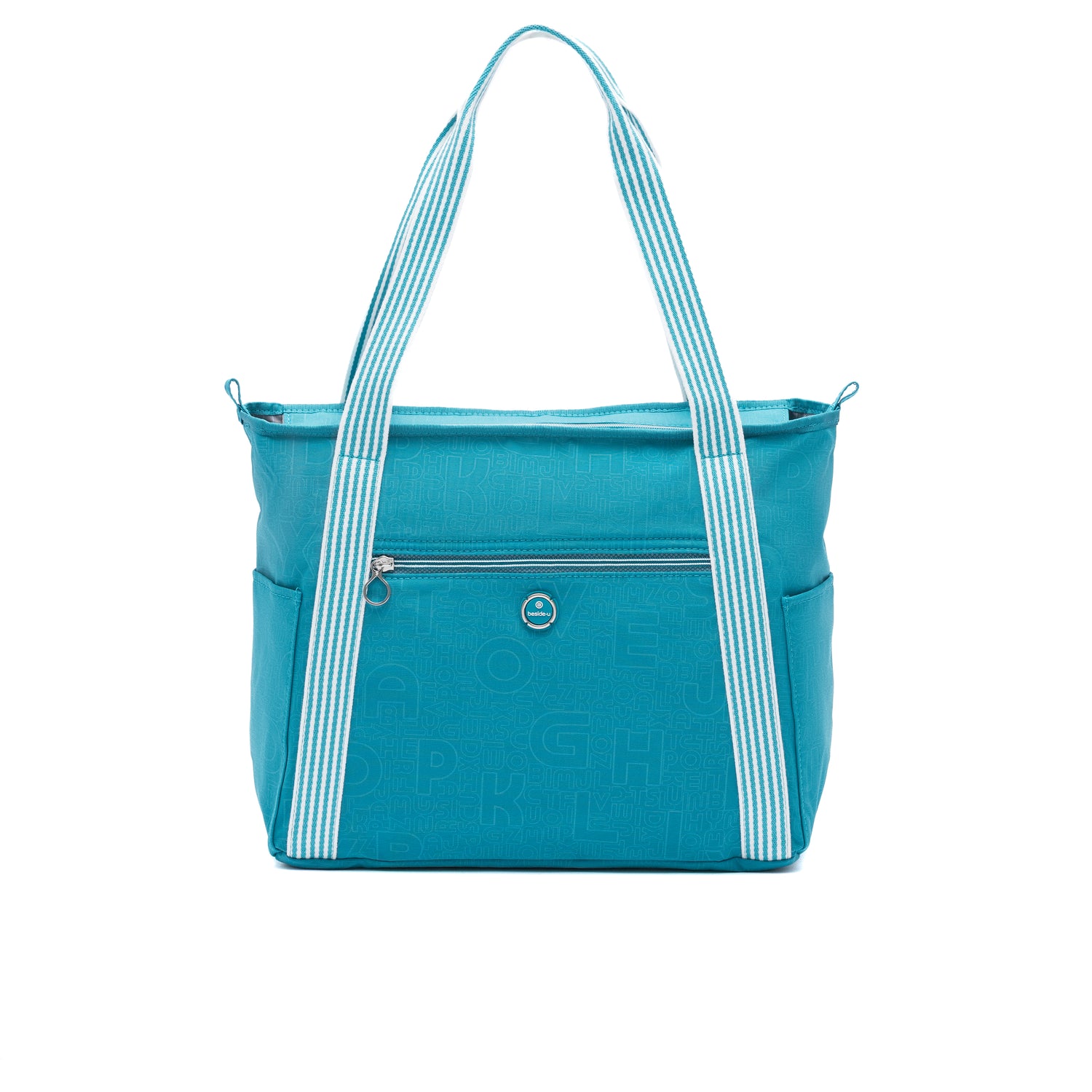 BFYSH2503-373 Palette Peacock Blue Shopper Front