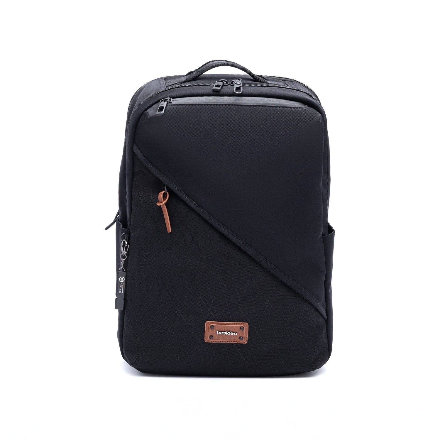 BLE2501-100 Glenn-01 Black Backpack Front