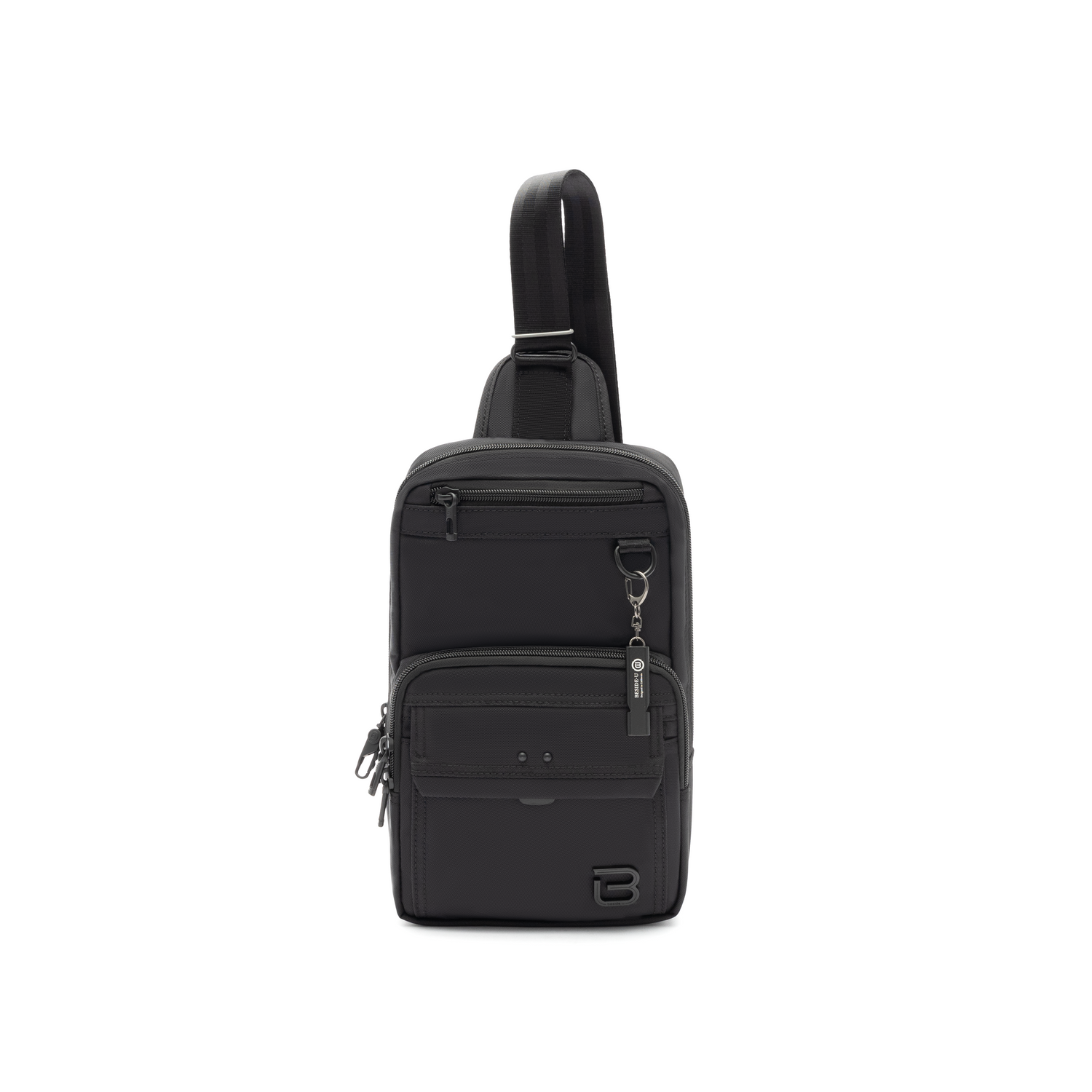 BMAL2323-100 Zoey Black Sling Bag Front