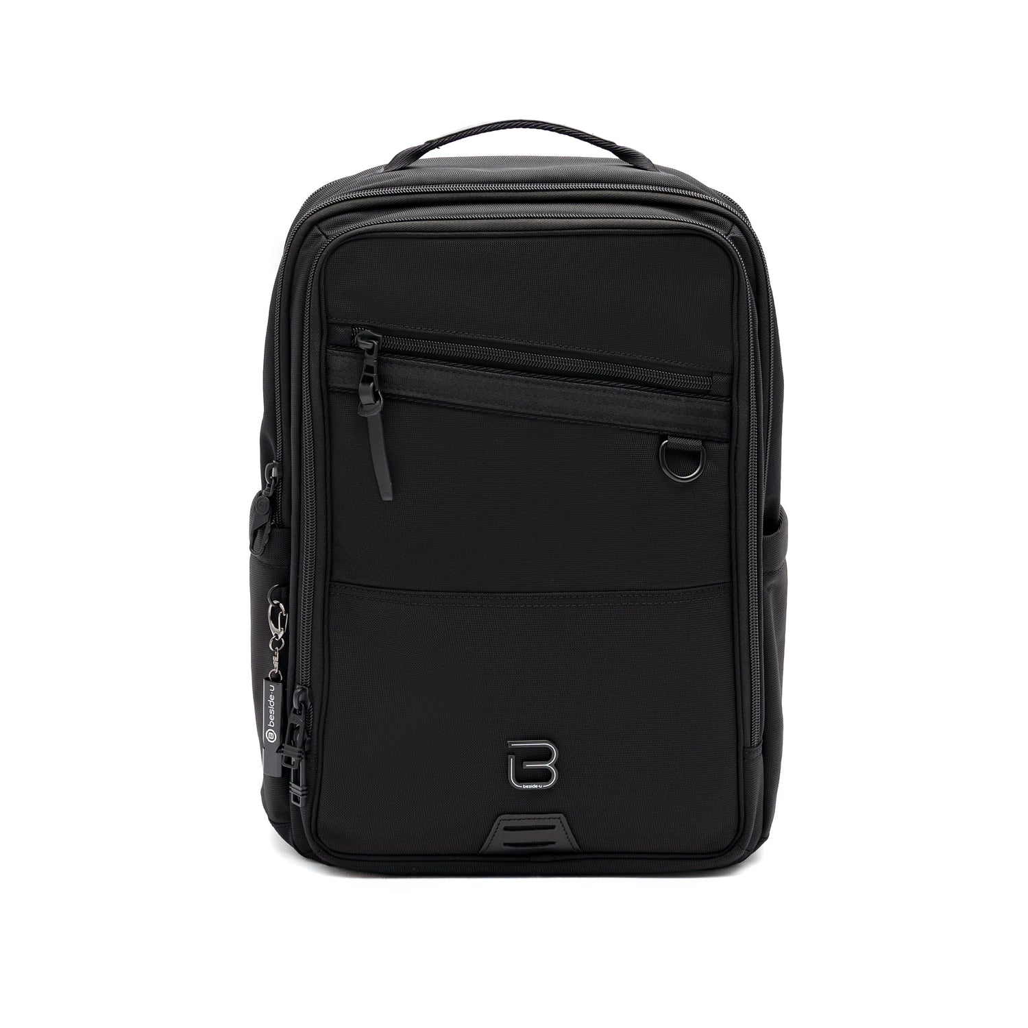 BMO2501-100 Morrison-01 Black Backpack Front