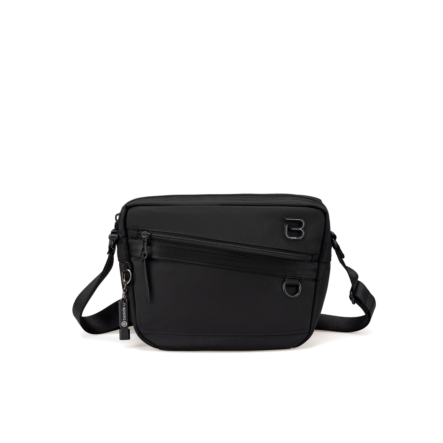 BMO2505-100 Morrison-05 Black Crossbody Front