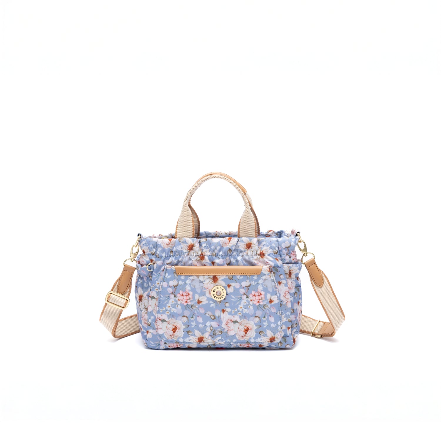 BNE2401-3K6 Adorn Petal Mist Blue Satchel Front