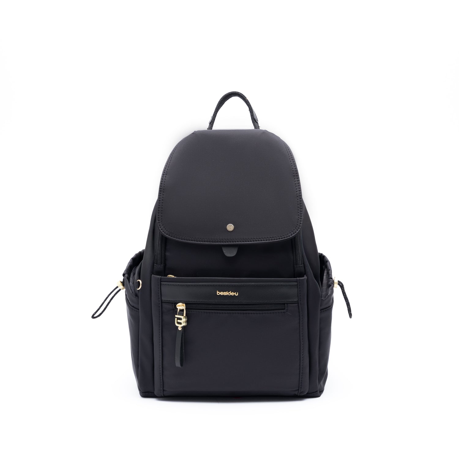 BNE2404-100 Gather Black Backpack Front