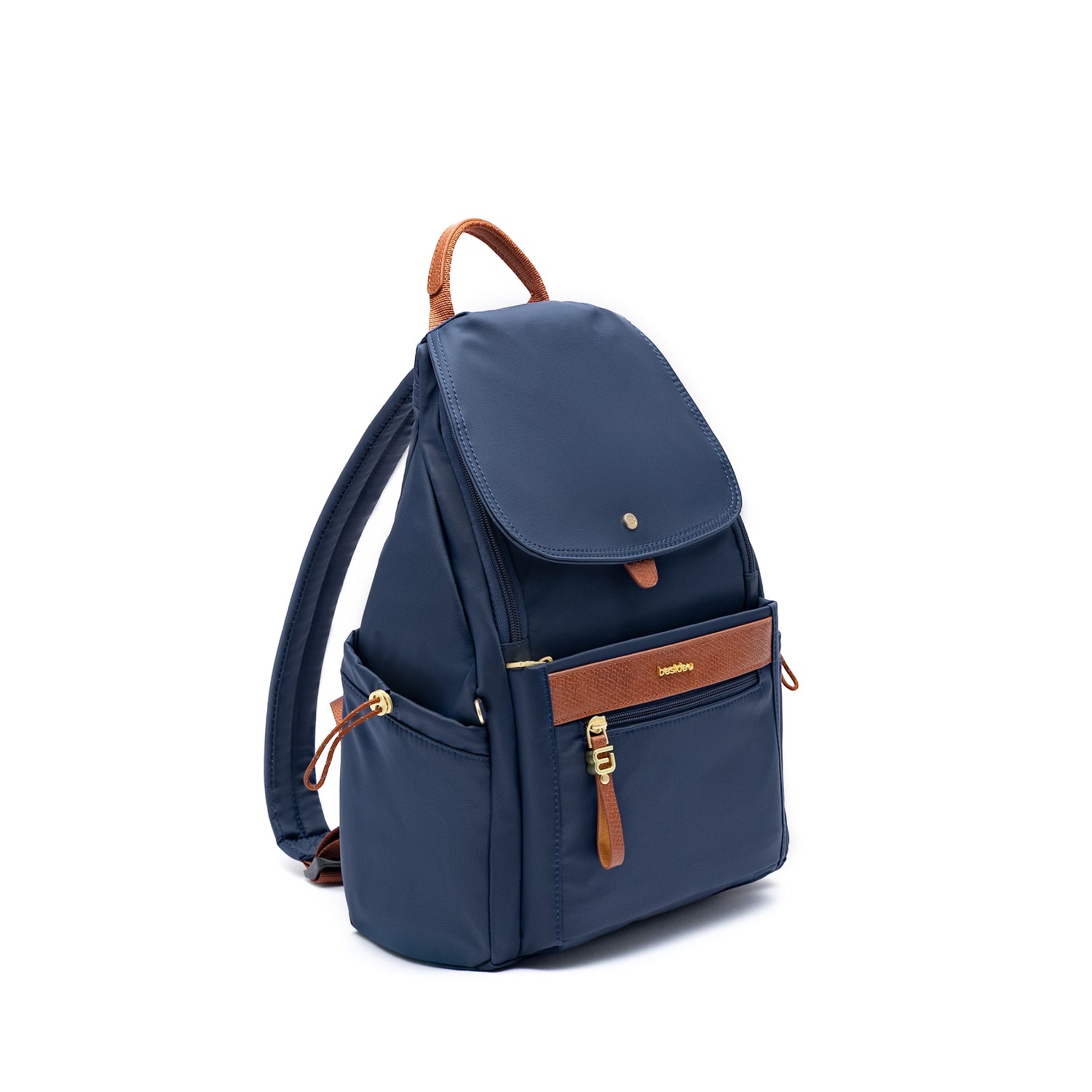 BNE2404-3D2 Gather Mood Blue Backpack Angled