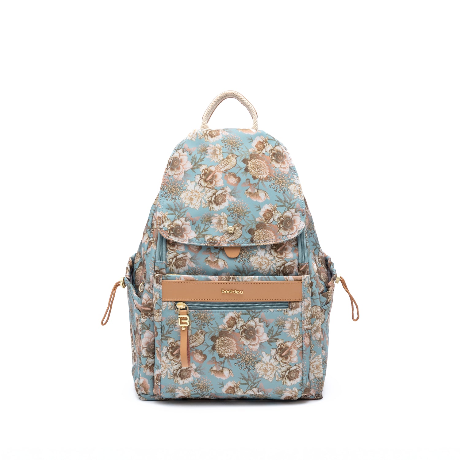 BNE2404-3K5 Gather Blue Green Twilight Backpack Front