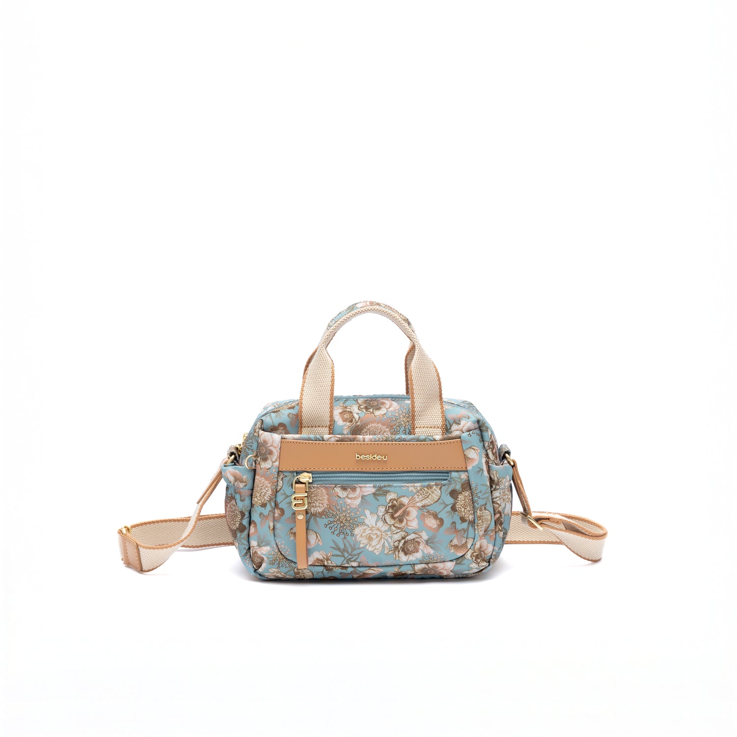 BNE2407-3K5 Mystery Blue Green Twilight Satchel Front