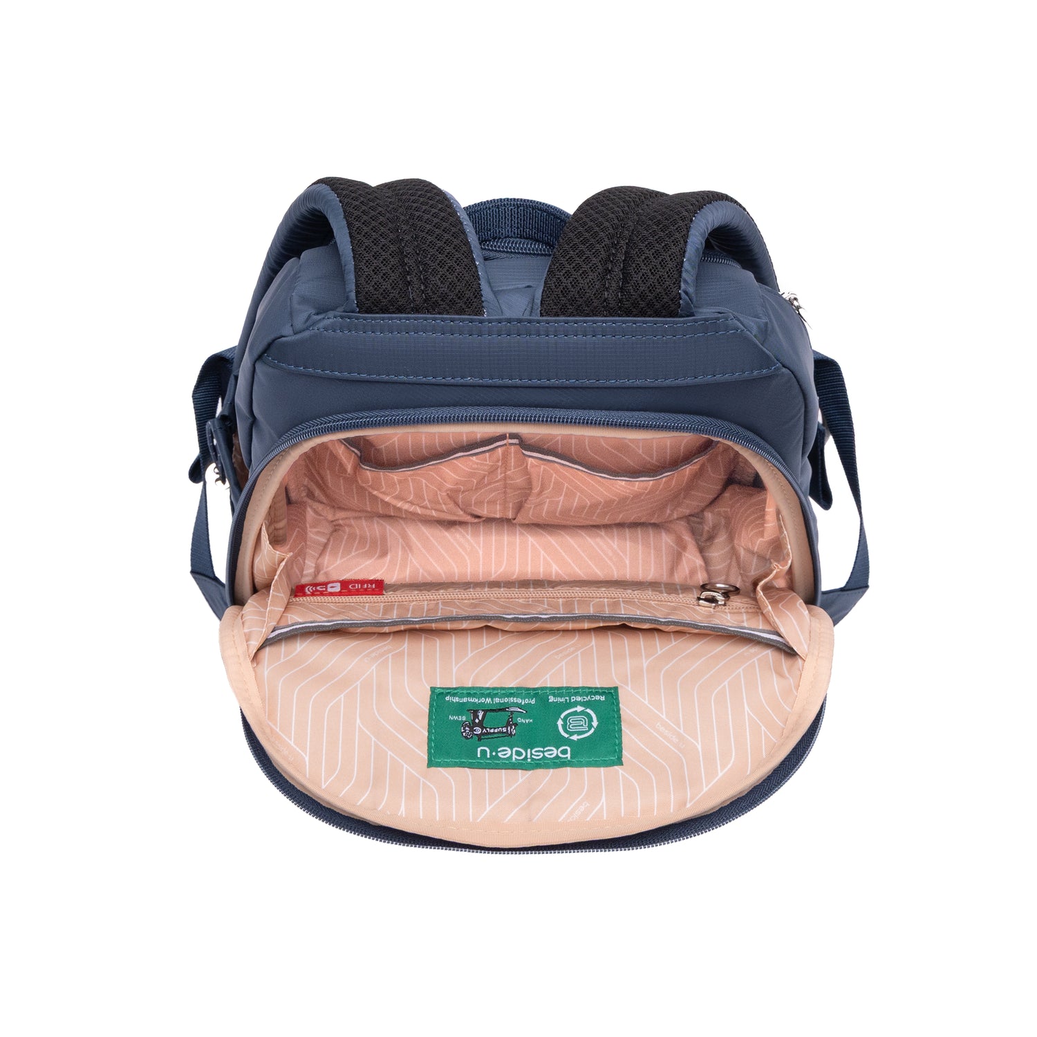 BNU170R1-3D2 Aileen R1 Mood Blue Backpack Inside Main