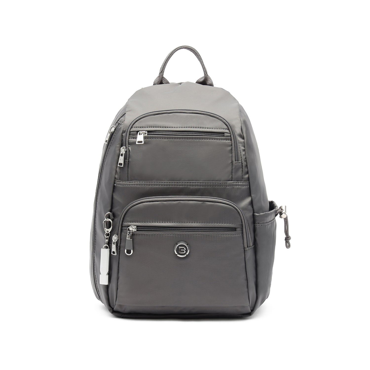 BNU170R1-6C3 Aileen R1 Nature Grey Backpack Front Nickel