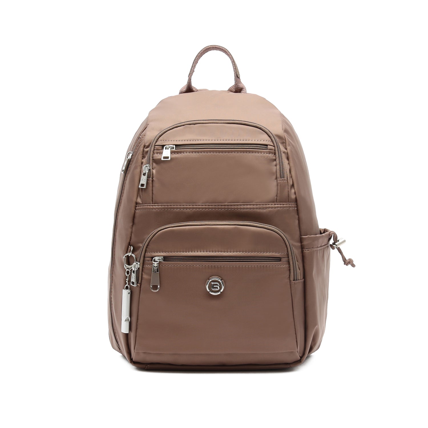 BNU170R1-765 Aileen R1 Brown Grey Backpack Front Nickel