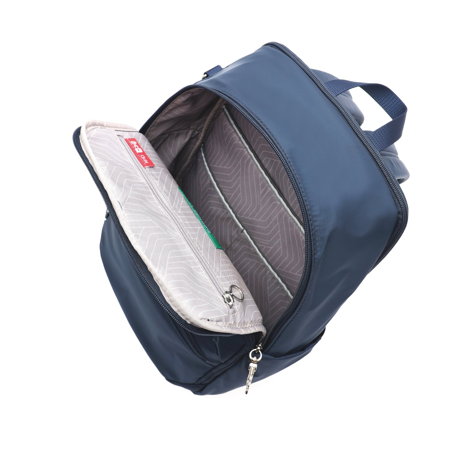BNU2342-3D2 Velocity Mood Blue Backpack Inside Main
