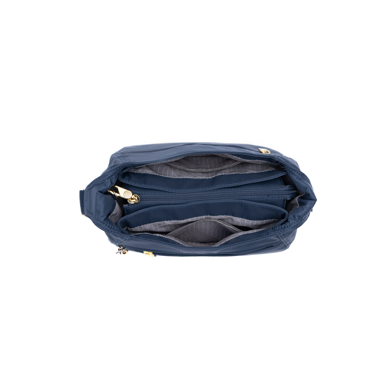 BNU2352-3D2 Connect Mood Blue Crossbody Inside Front