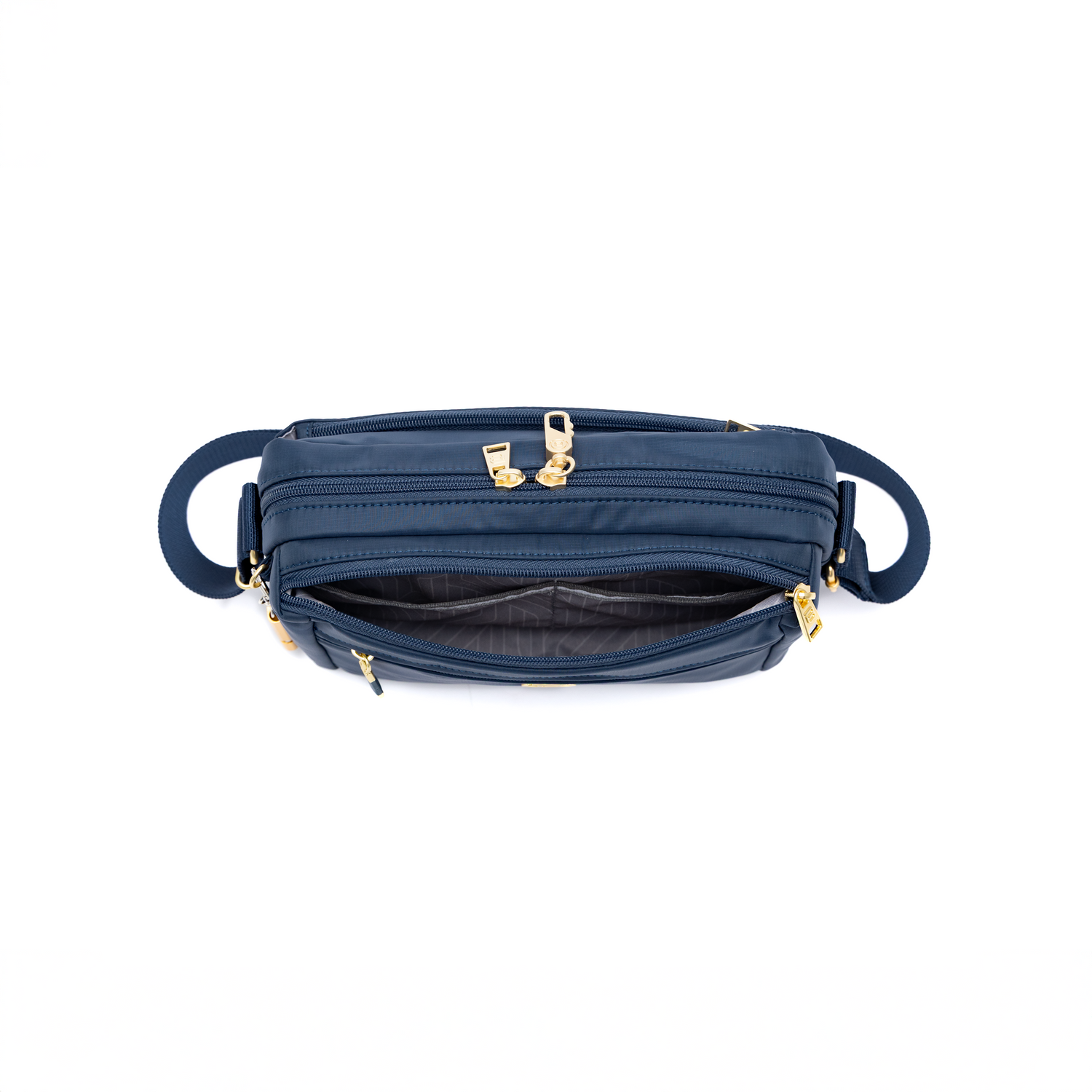 BNU2427-3D2 Sharp Mood Blue Crossbody Inside Front