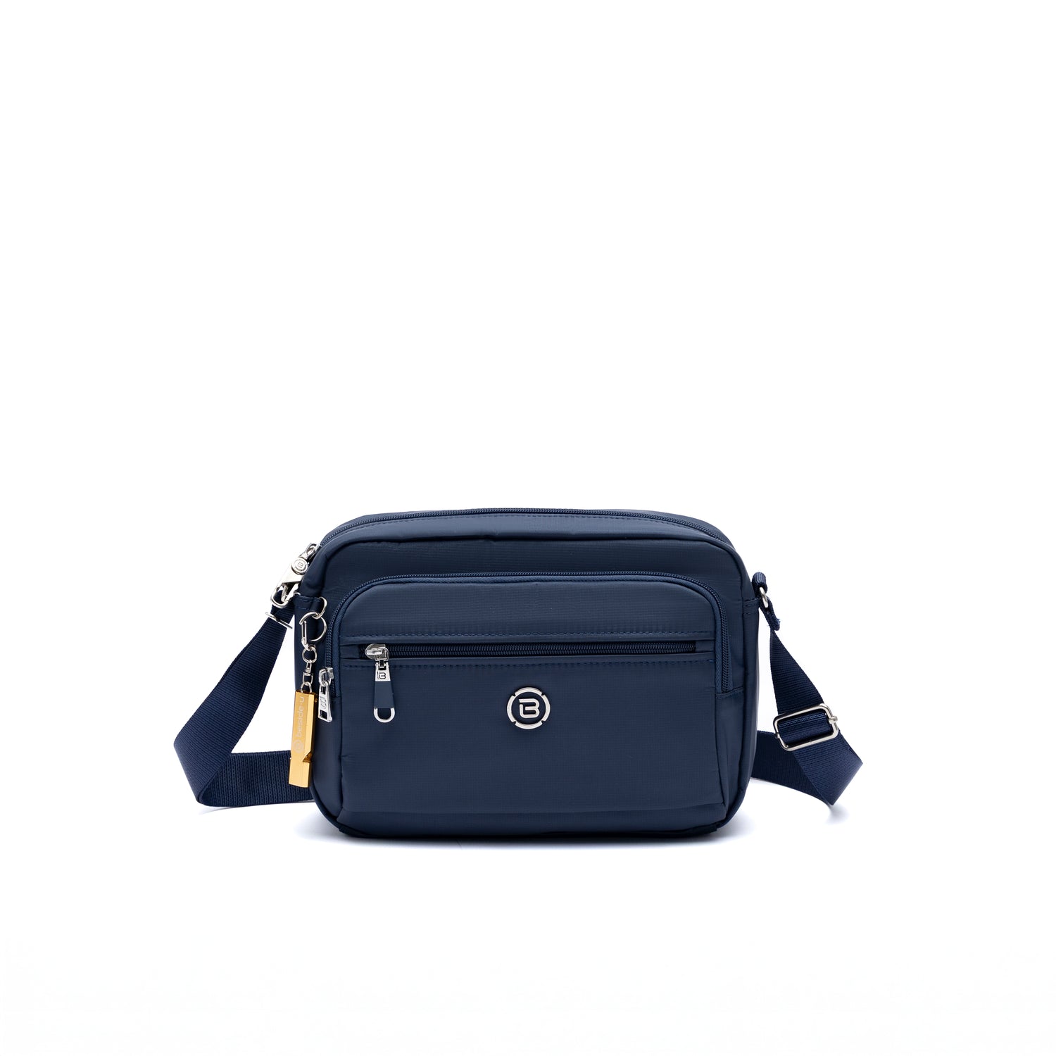 BNU2484-3D2 Biscuit Mood Blue Crossbody Front