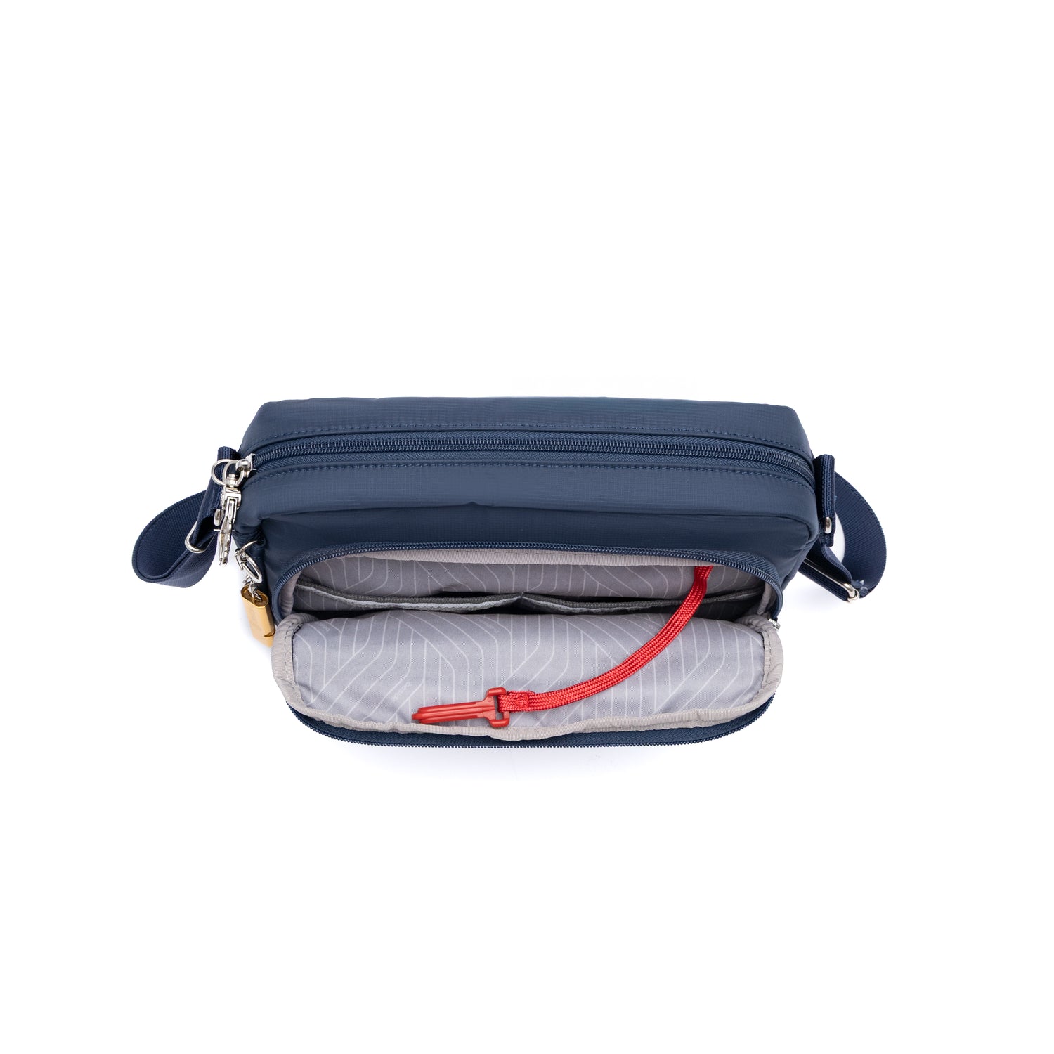 BNU2484-3D2 Biscuit Mood Blue Crossbody Inside Front