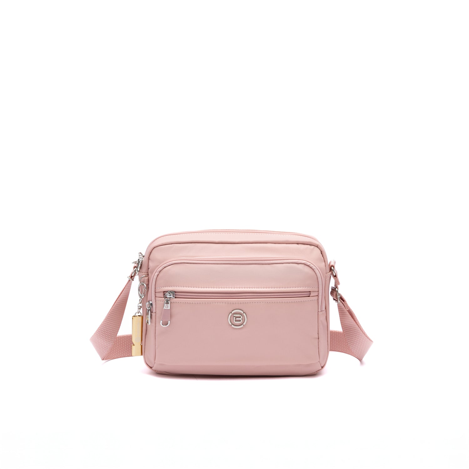 BNU2484-958 Biscuit Pale Mauve Pink Crossbody Front