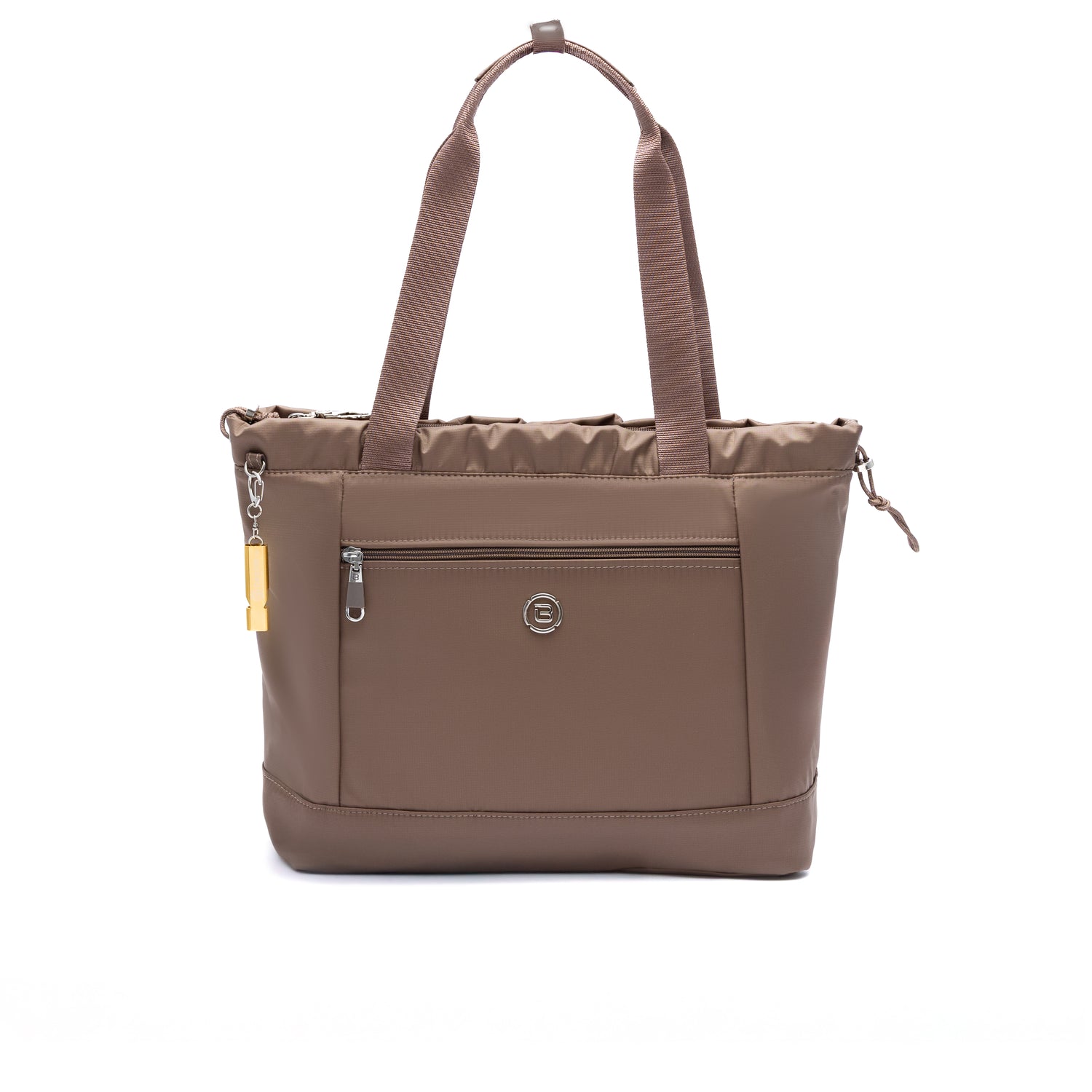 BNU2501-765 Candy Brown Grey Tote Front