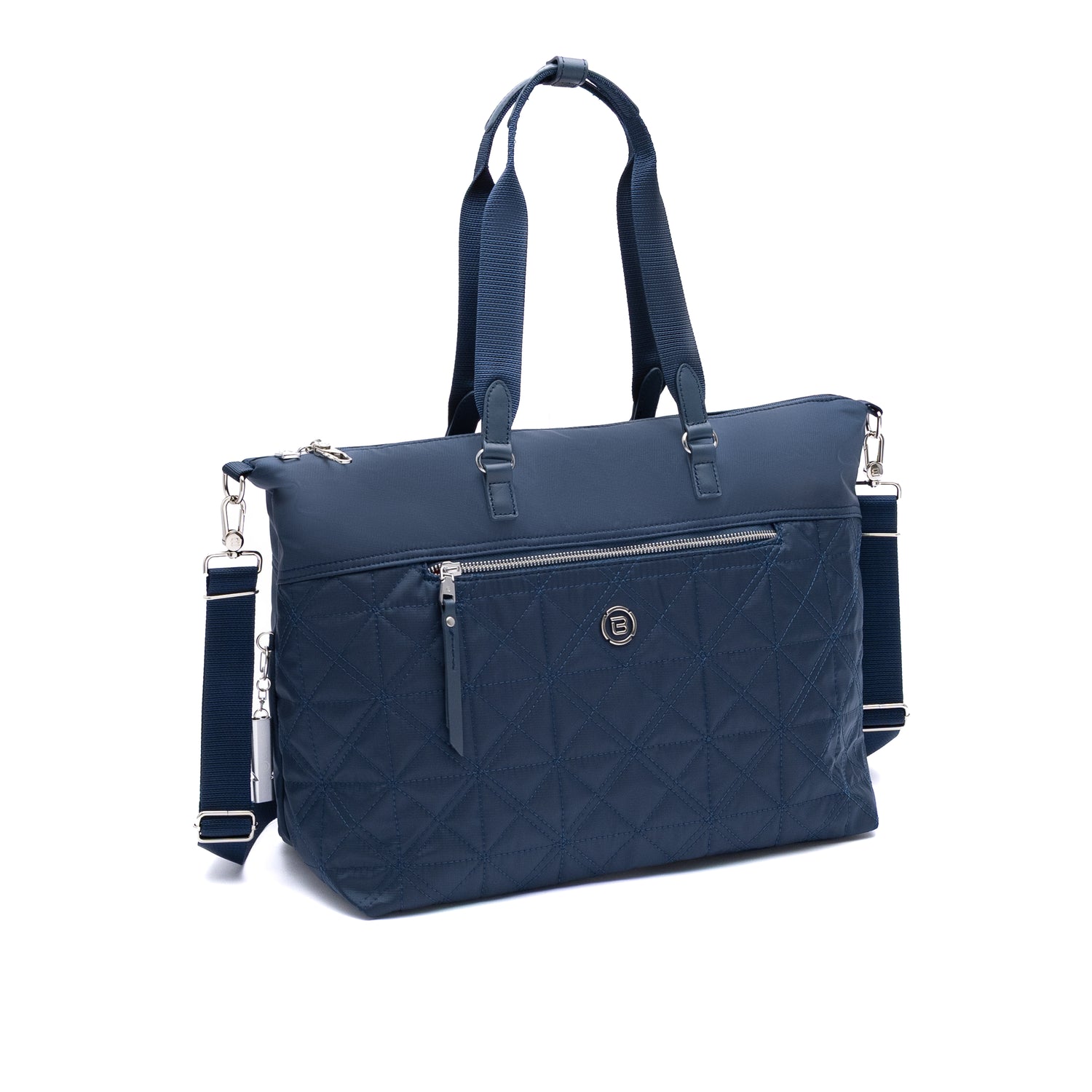 BNU2514-3D2 Oregano Mood Blue Duffel Angled