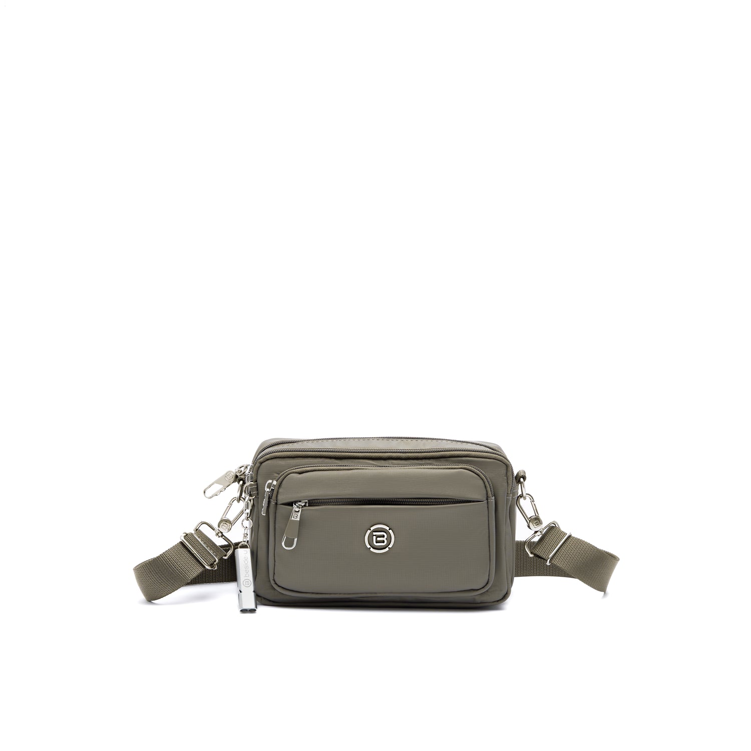 BNU2515-6C9 Gelato Mystery Gray Crossbody Front