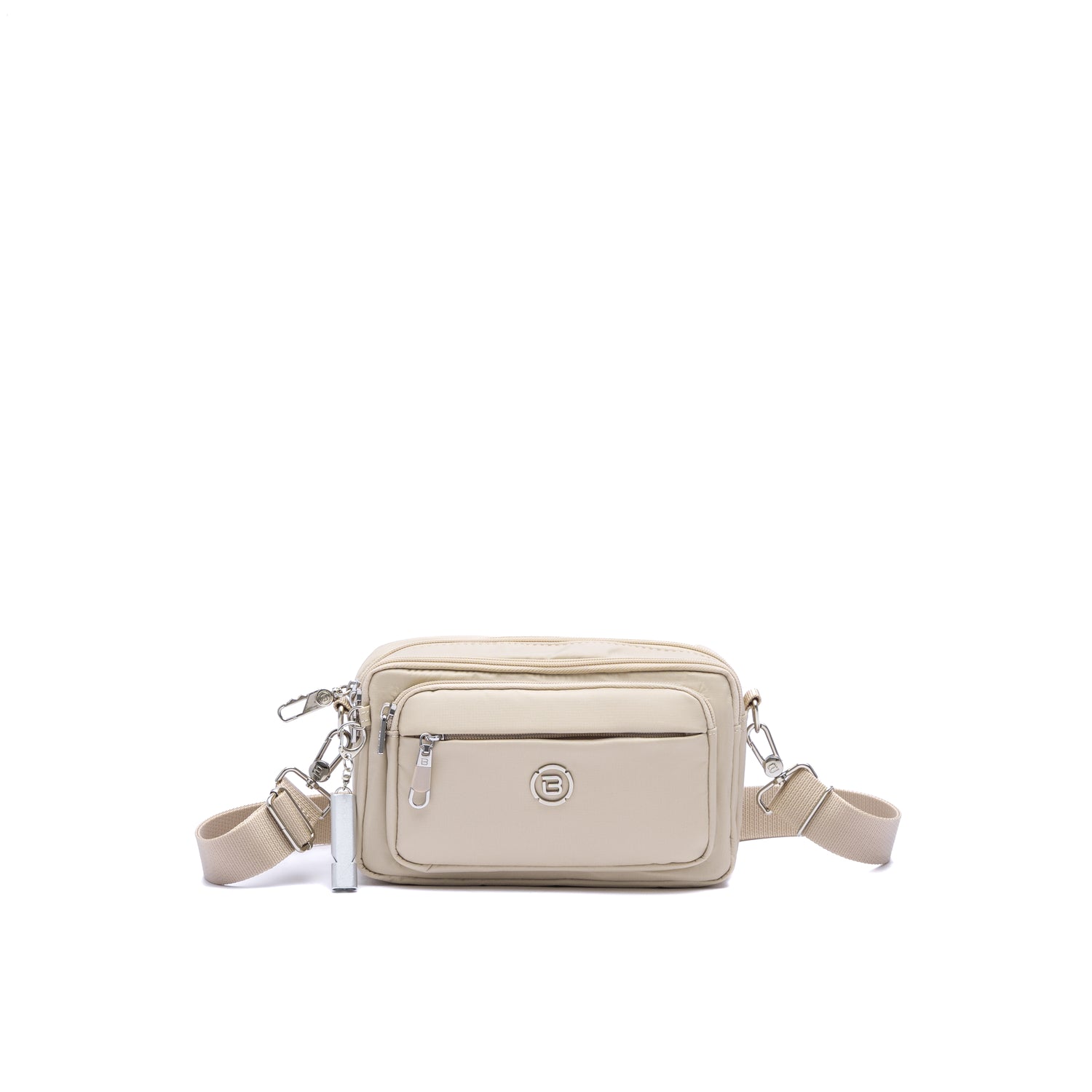 BNU2515-6D1 Gelato Silver Gray Crossbody Front
